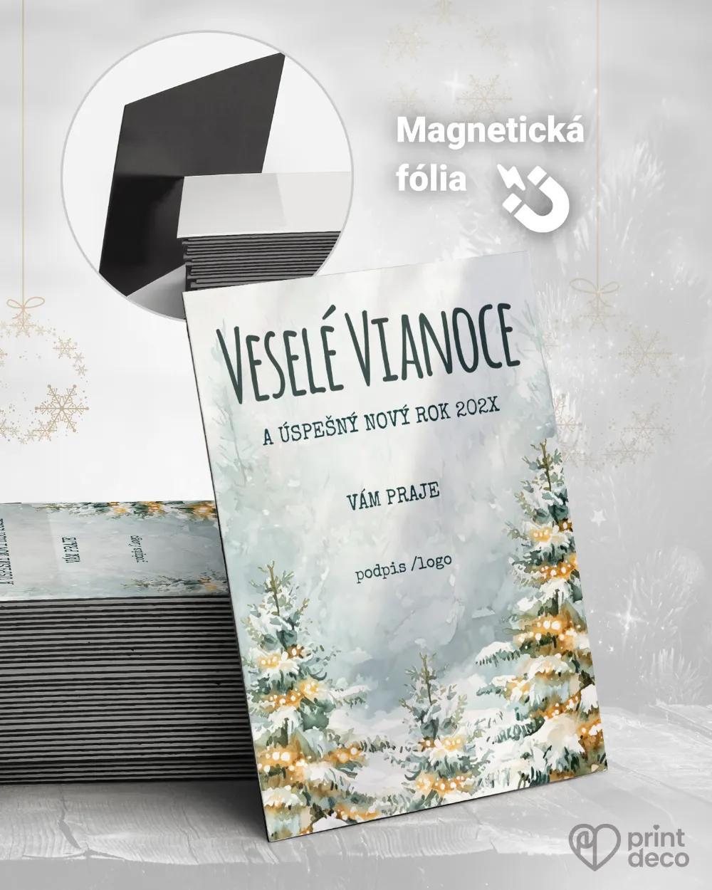 Personalizované vianočné magnetky – motív 58 B