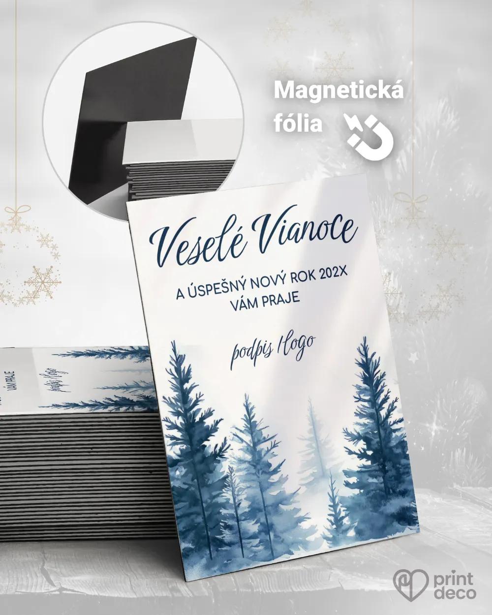 Personalizované vianočné magnetky – motív 60