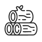 Drevené dekorácie na oslavu