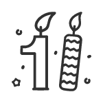 Sviečky na oslavu a párty | Printdeco