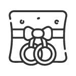 Vankúšiky na obrúčky