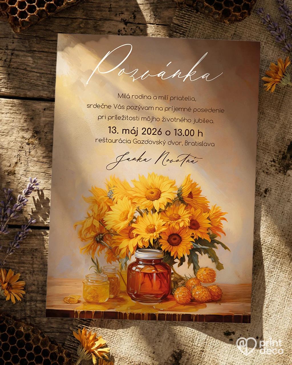 Pozvánka na narodeniny pre včelára 04