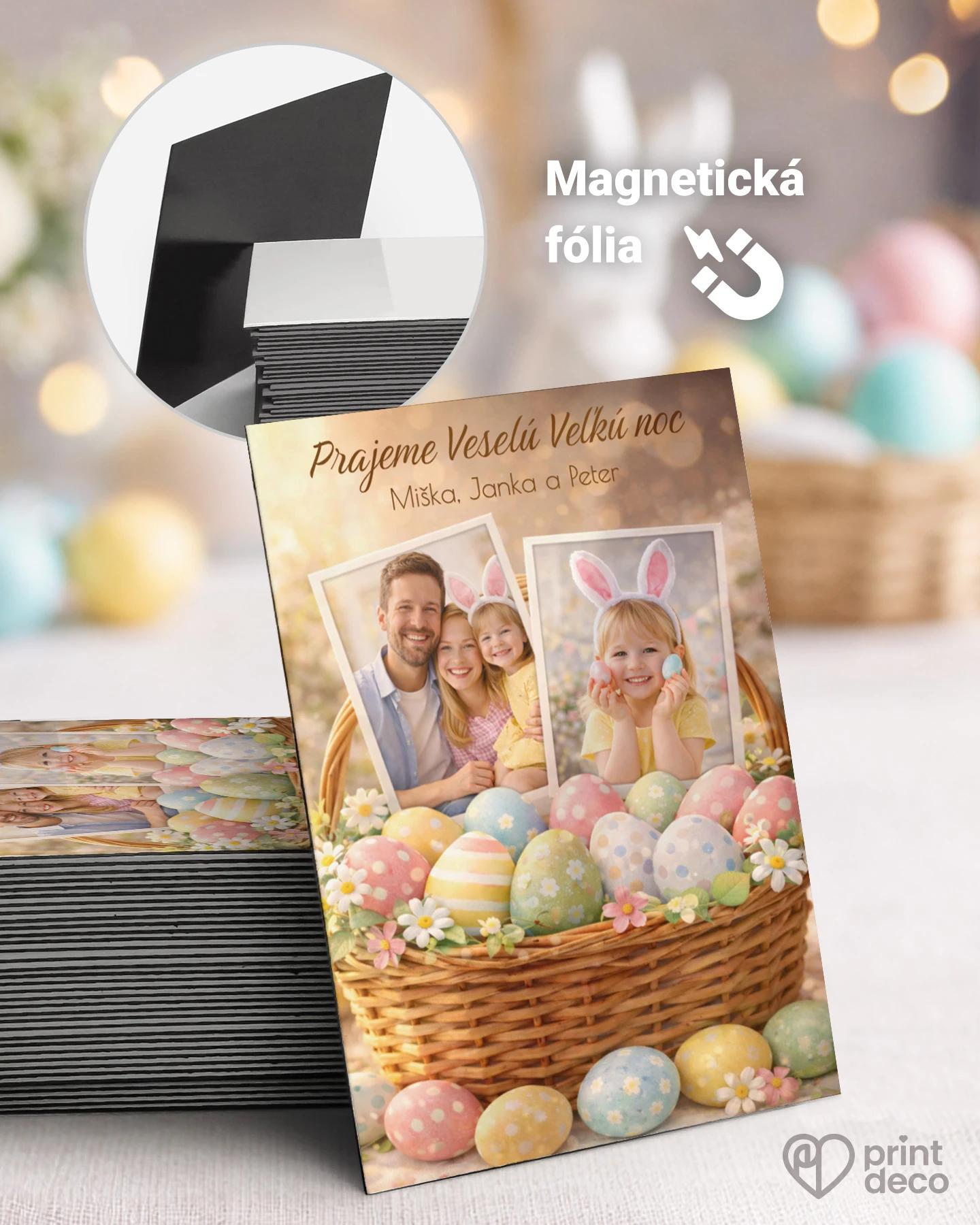 Veľkonočná magnetka s vlastnými fotkami 02 0/1