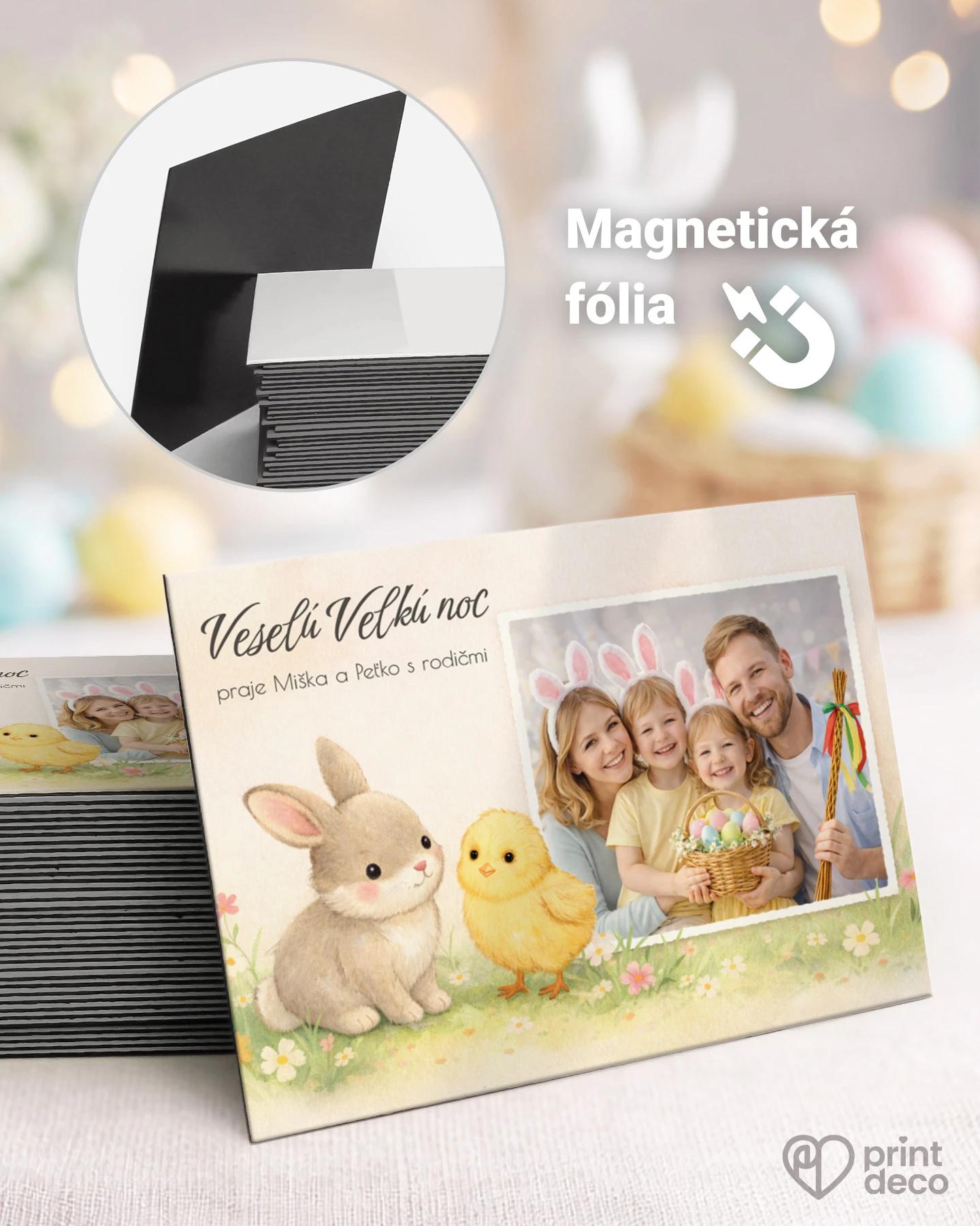 Veľkonočná magnetka s vlastnou fotkou 08 0/1