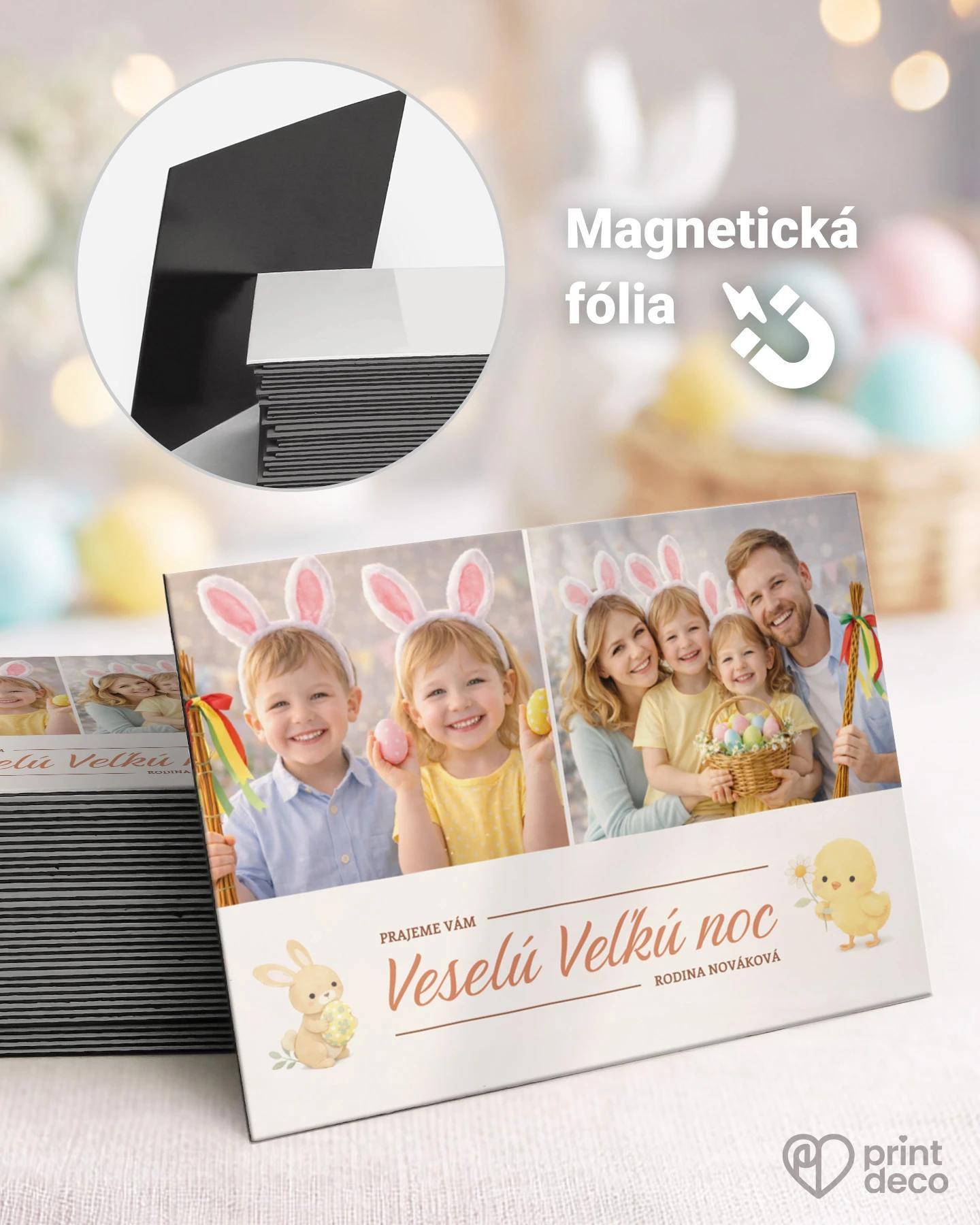 Veľkonočná magnetka s vlastnými fotkami 14 0/1