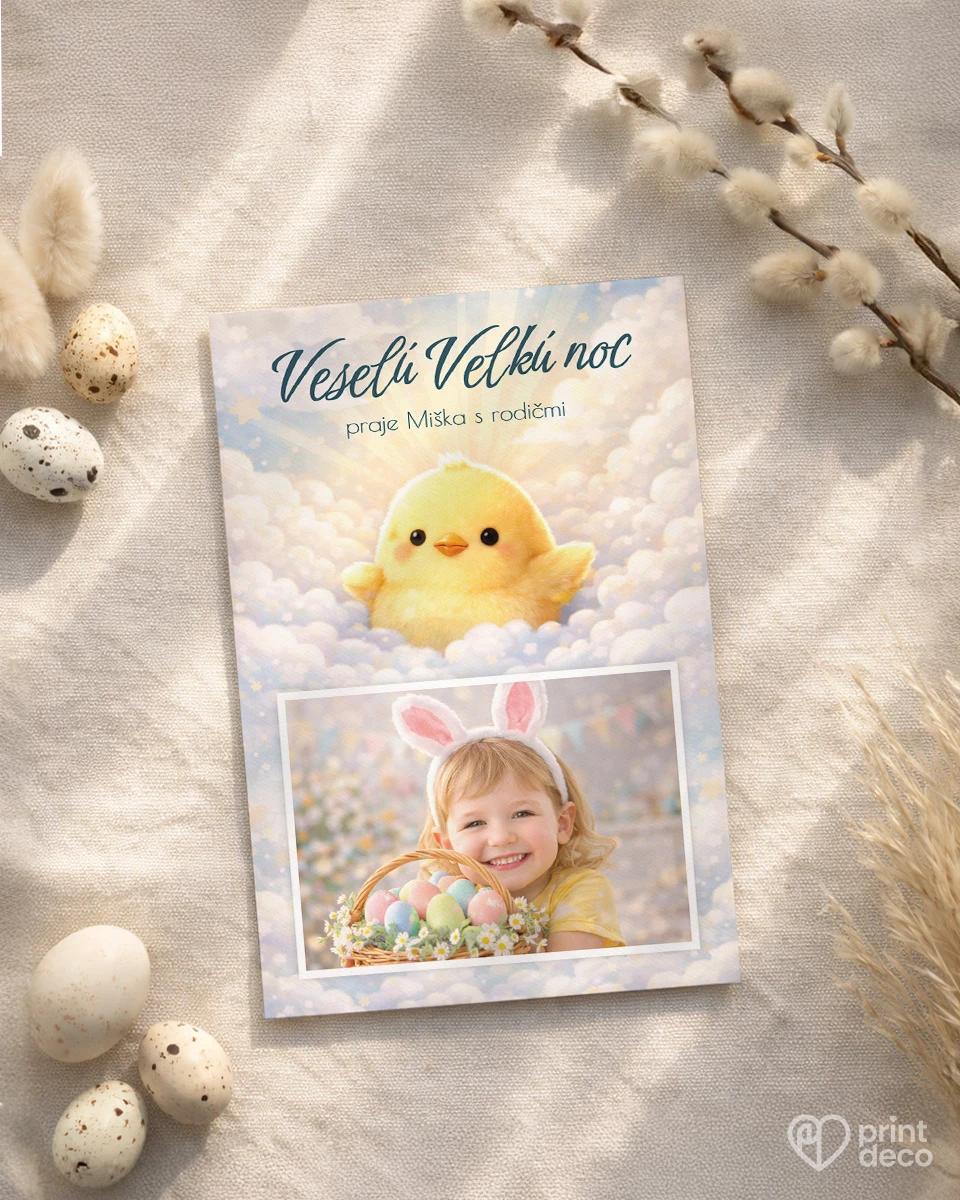 Veľkonočná pohľadnica s vlastnou fotkou 03 1/2