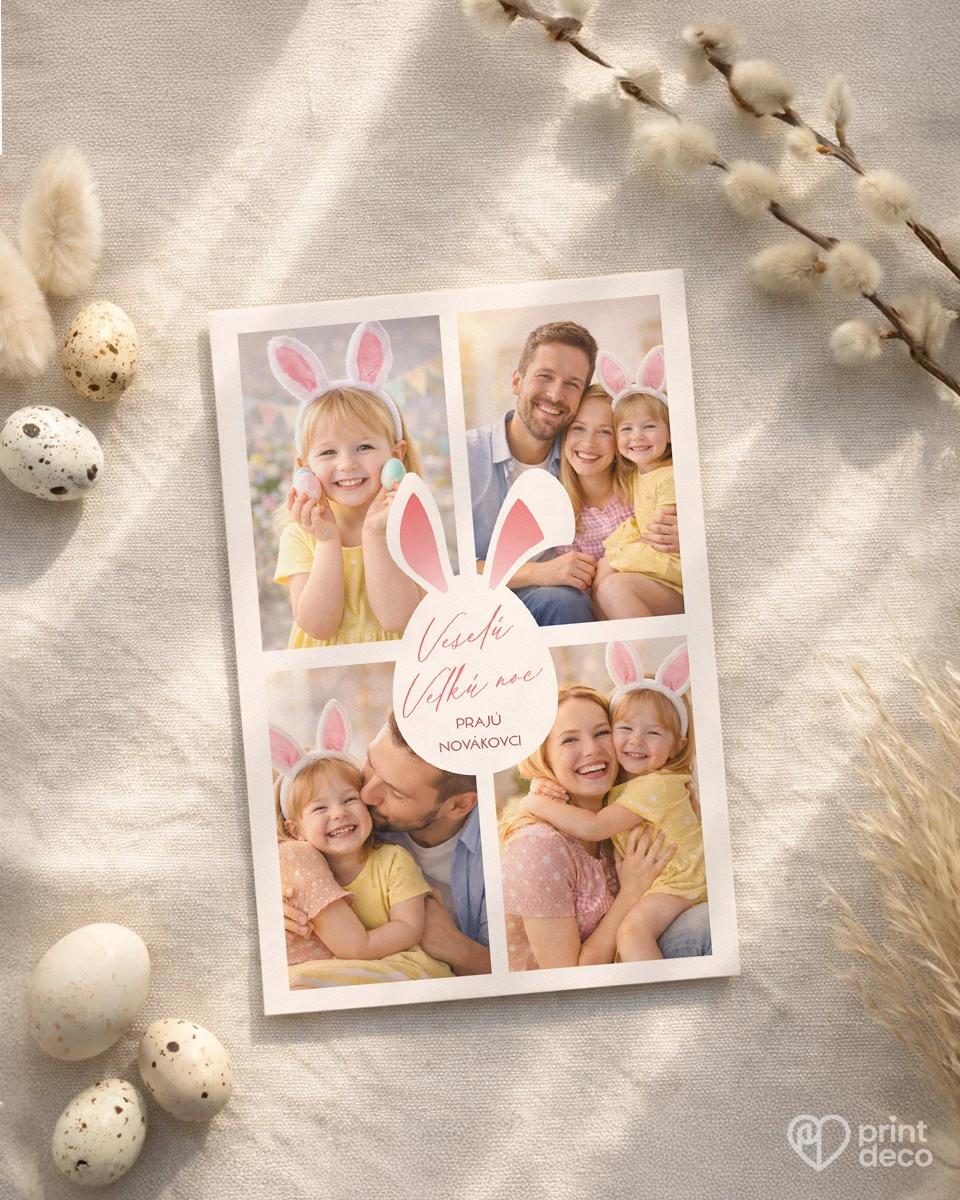 Veľkonočná pohľadnica s vlastnými fotkami 04 1/2
