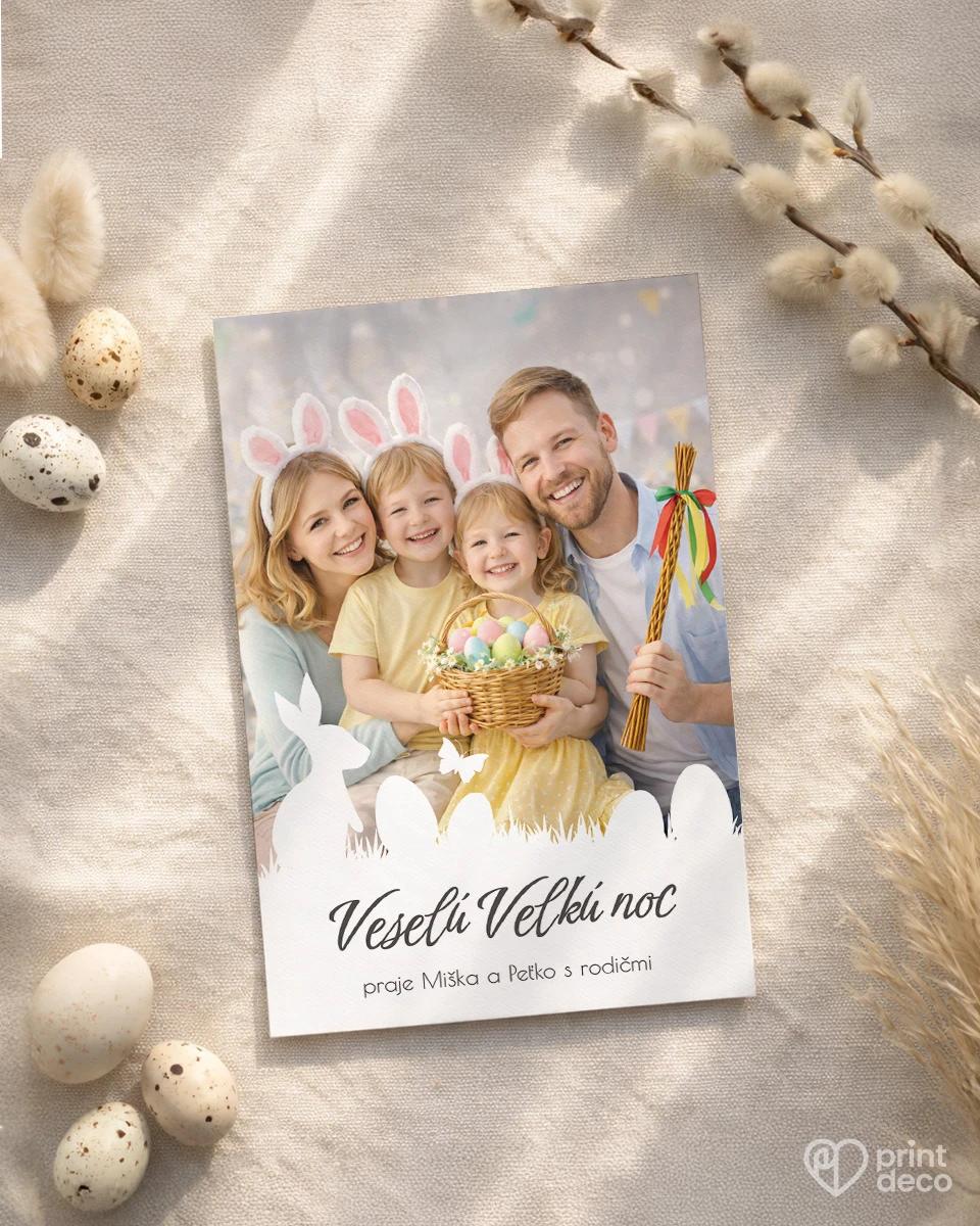 Veľkonočná pohľadnica s vlastnou fotkou 06 1/2