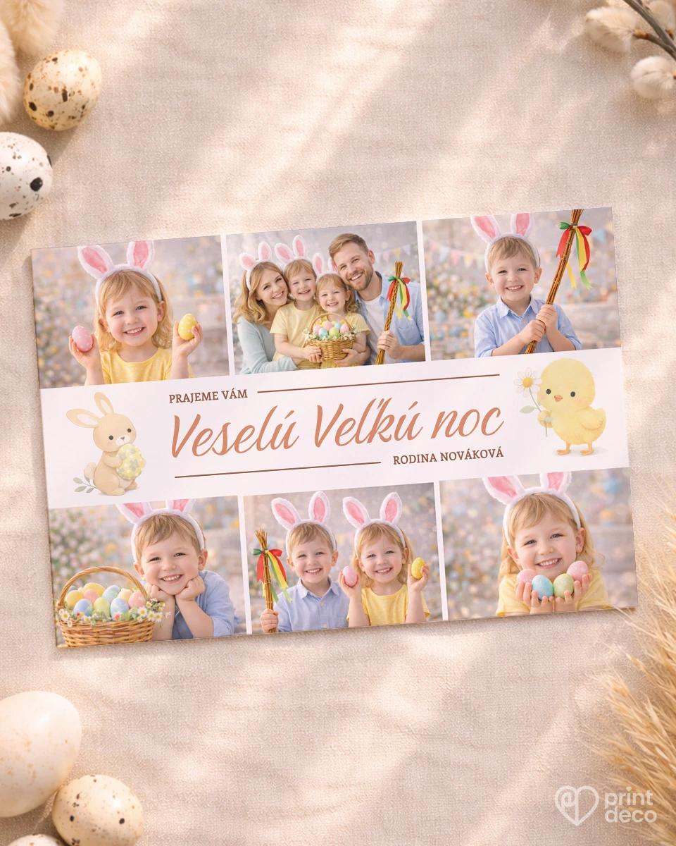 Veľkonočná pohľadnica s vlastnými fotkami 14