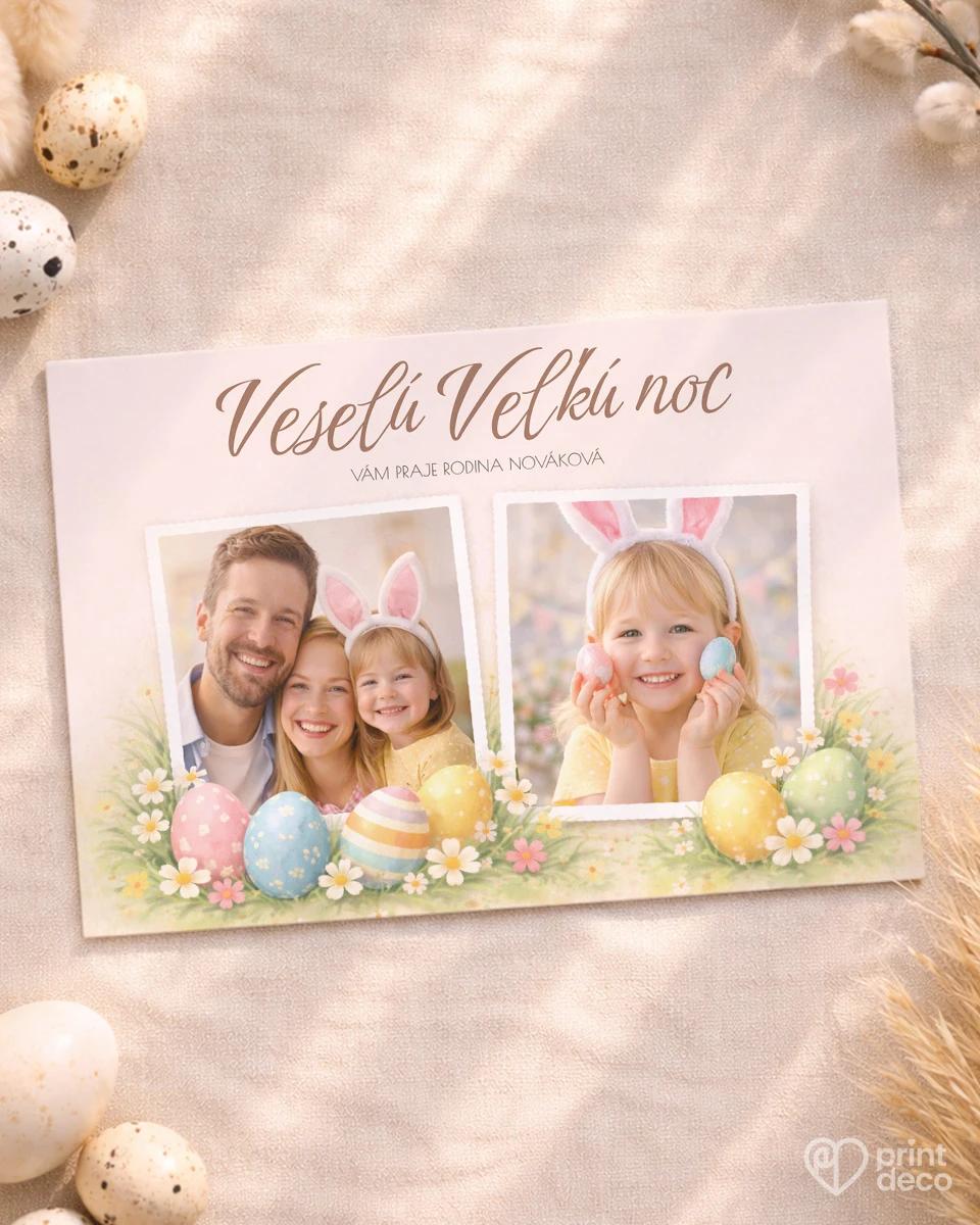 Veľkonočná pohľadnica s vlastnými fotkami 18