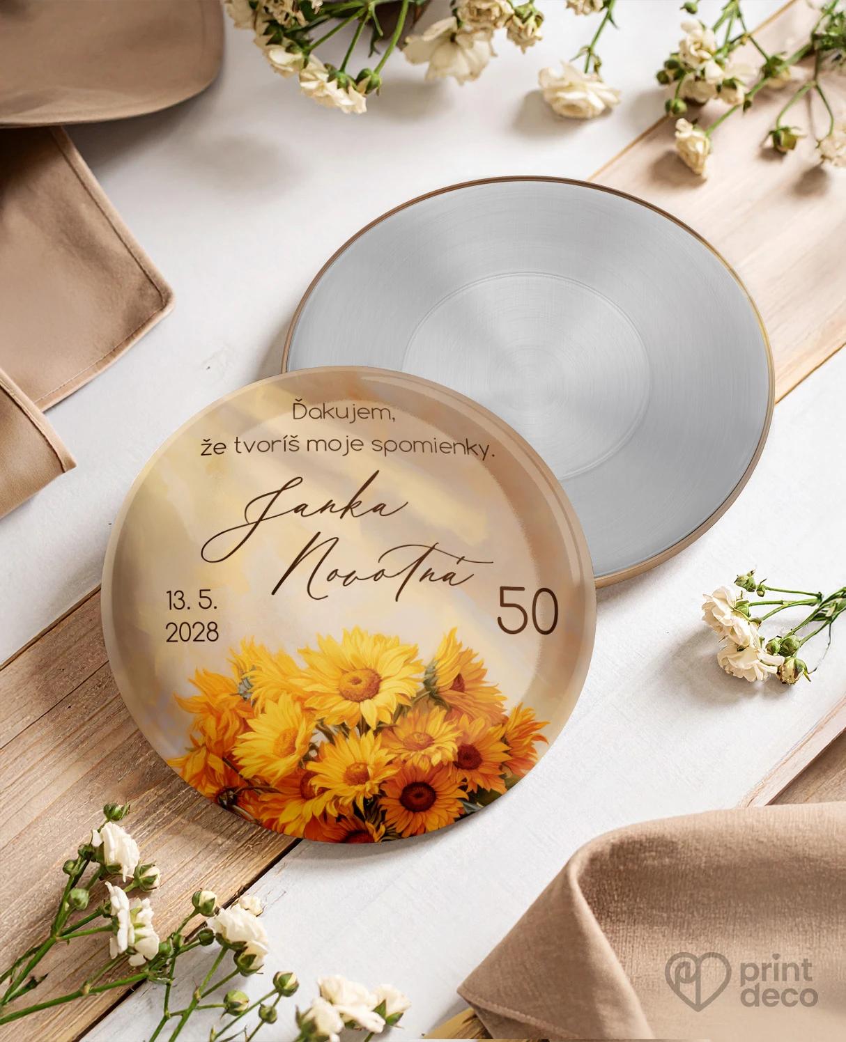 Pamätné kruhové magnetky z oslavy pre včelára 04