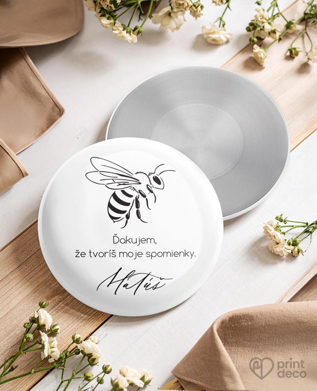 Pamätné kruhové magnetky z oslavy pre včelára 10