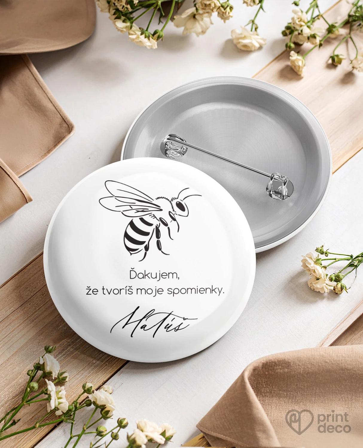 Pamätné kruhové odznaky z oslavy pre včelára 10