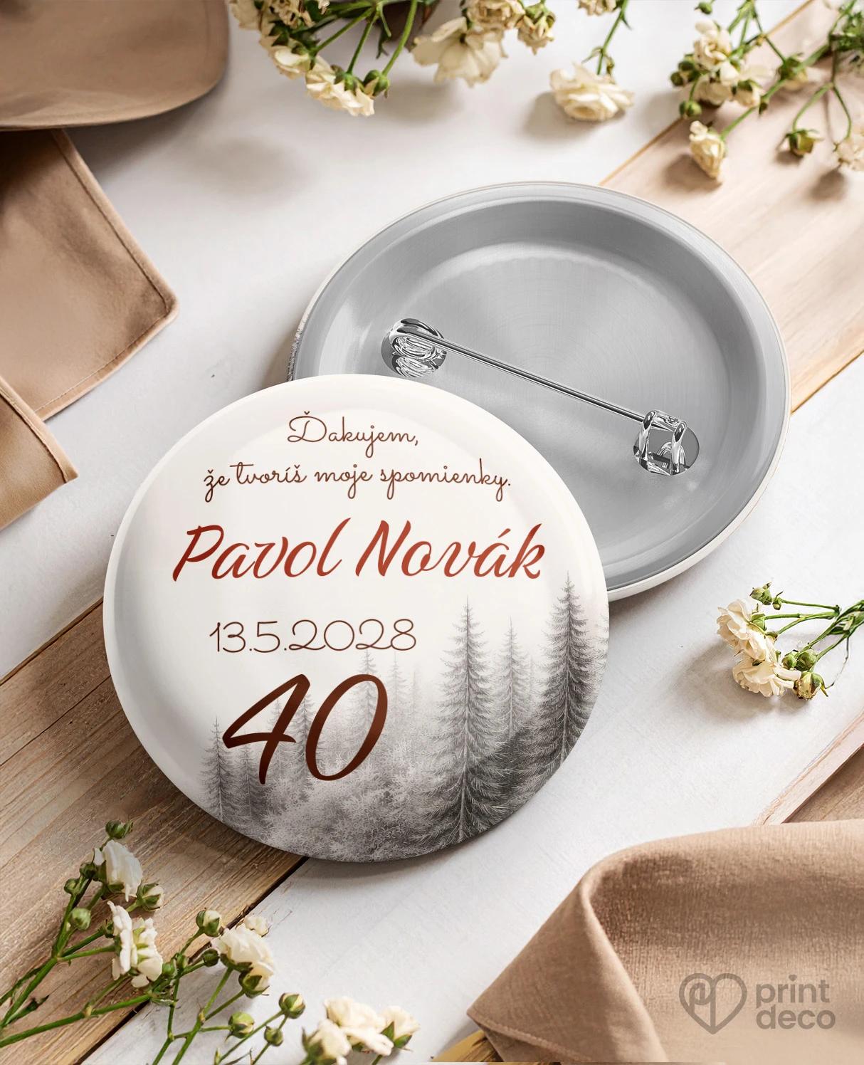 Pamätné kruhové odznaky z oslavy pre včelára 21