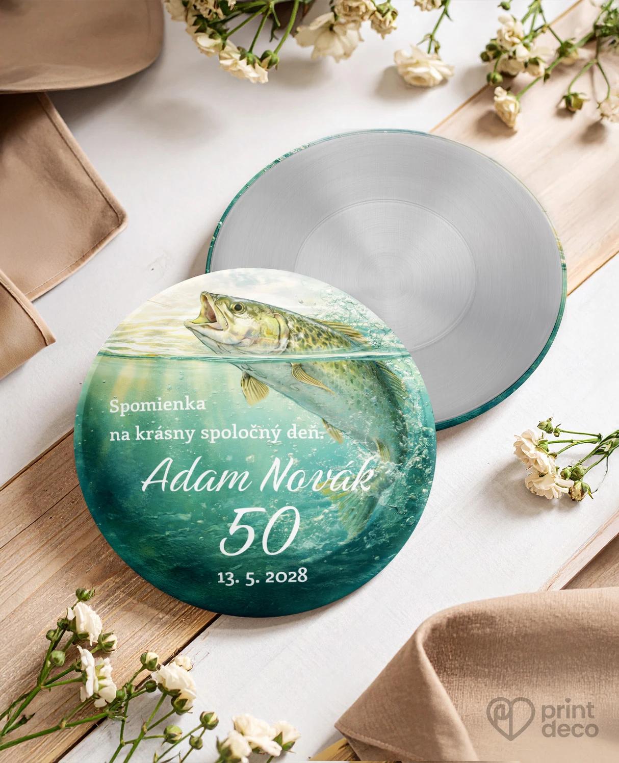 Pamätné kruhové magnetky z oslavy Rybár 07