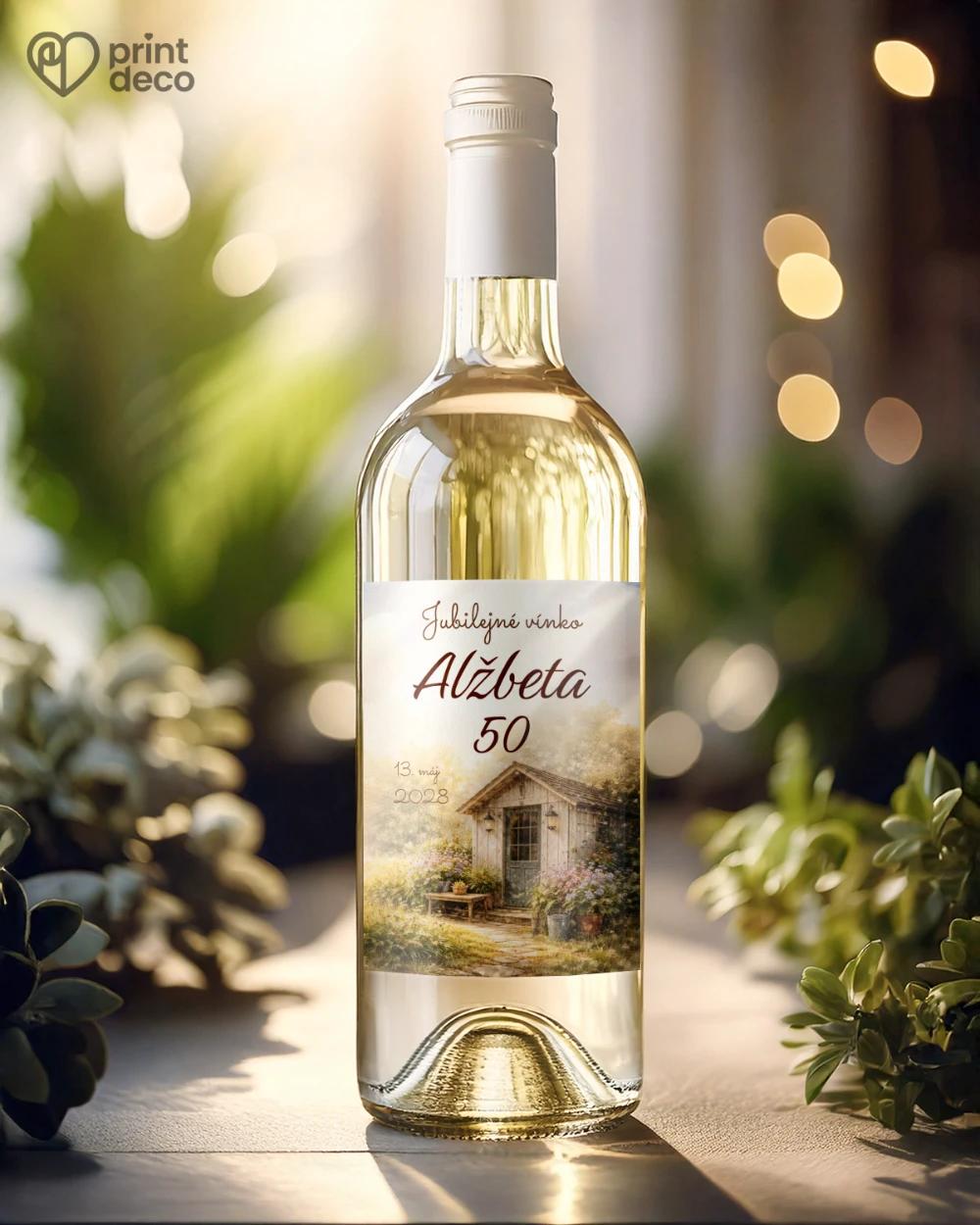 Jubilelejné etikety na fľaše pre záhradkára 04 1/2