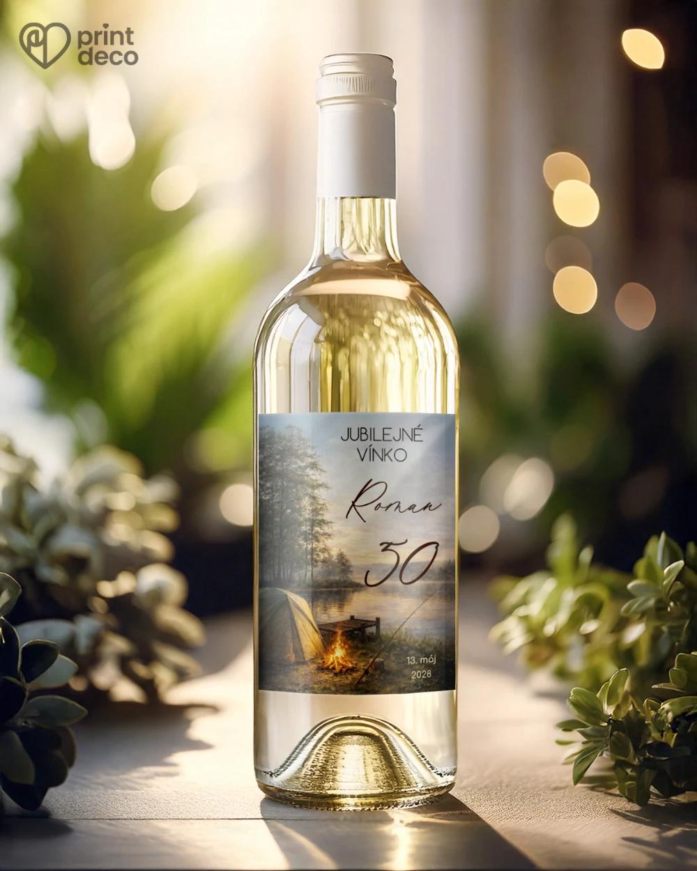 Jubilelejné etikety na fľaše Rybár 09 1/2