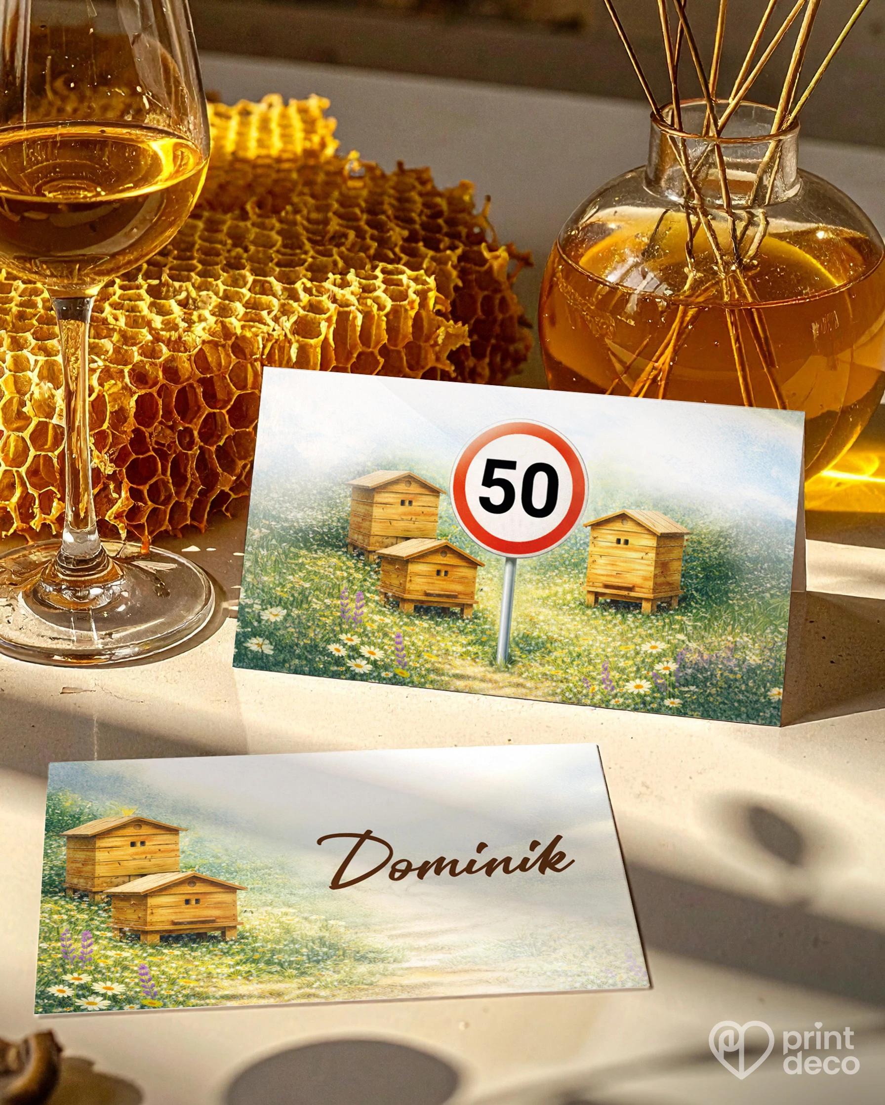 Menovky na oslavu pre včelára 07 1/2