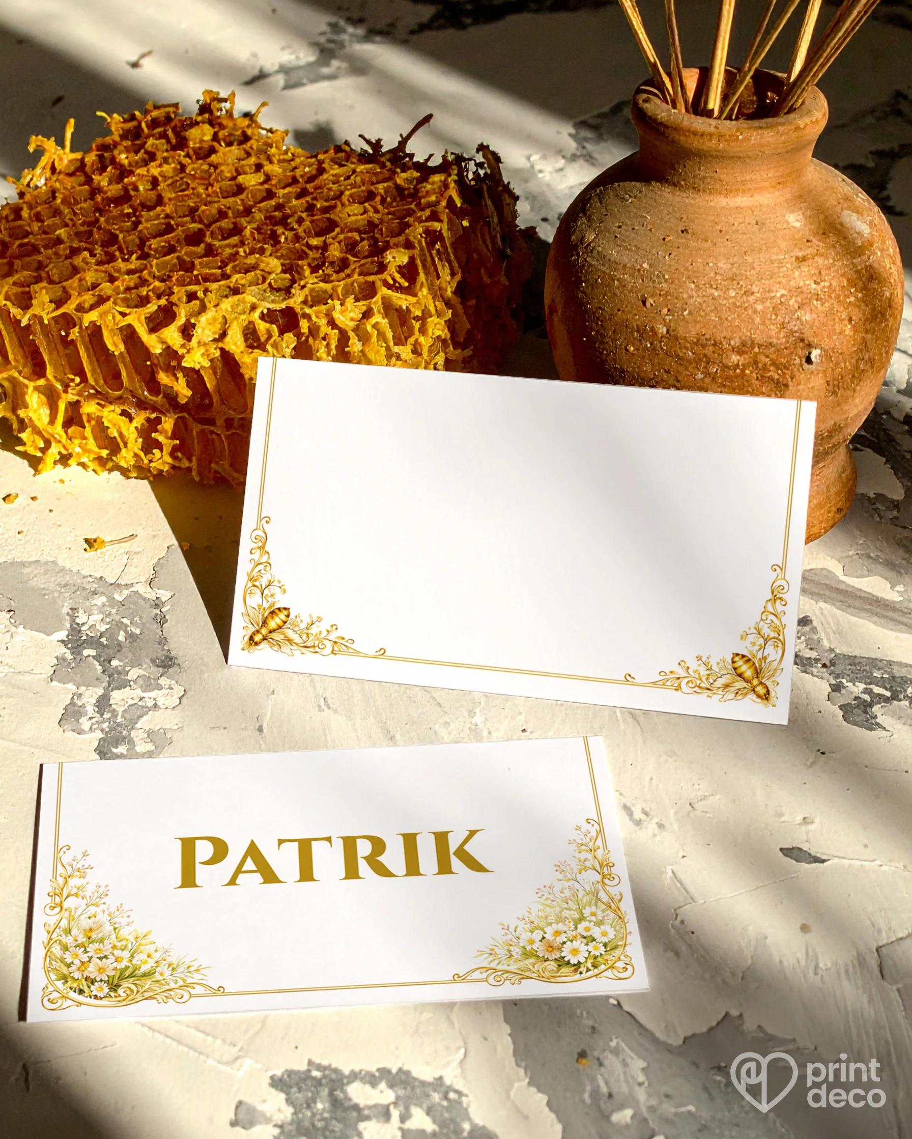 Menovky na oslavu pre včelára 08 1/2