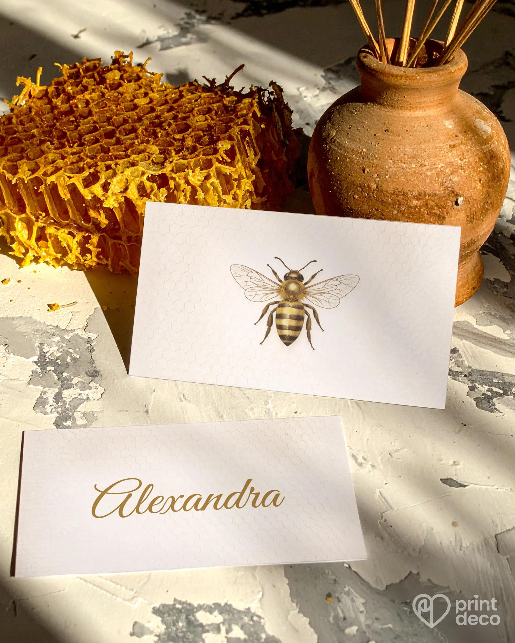 Menovky na oslavu pre včelára 11 1/2