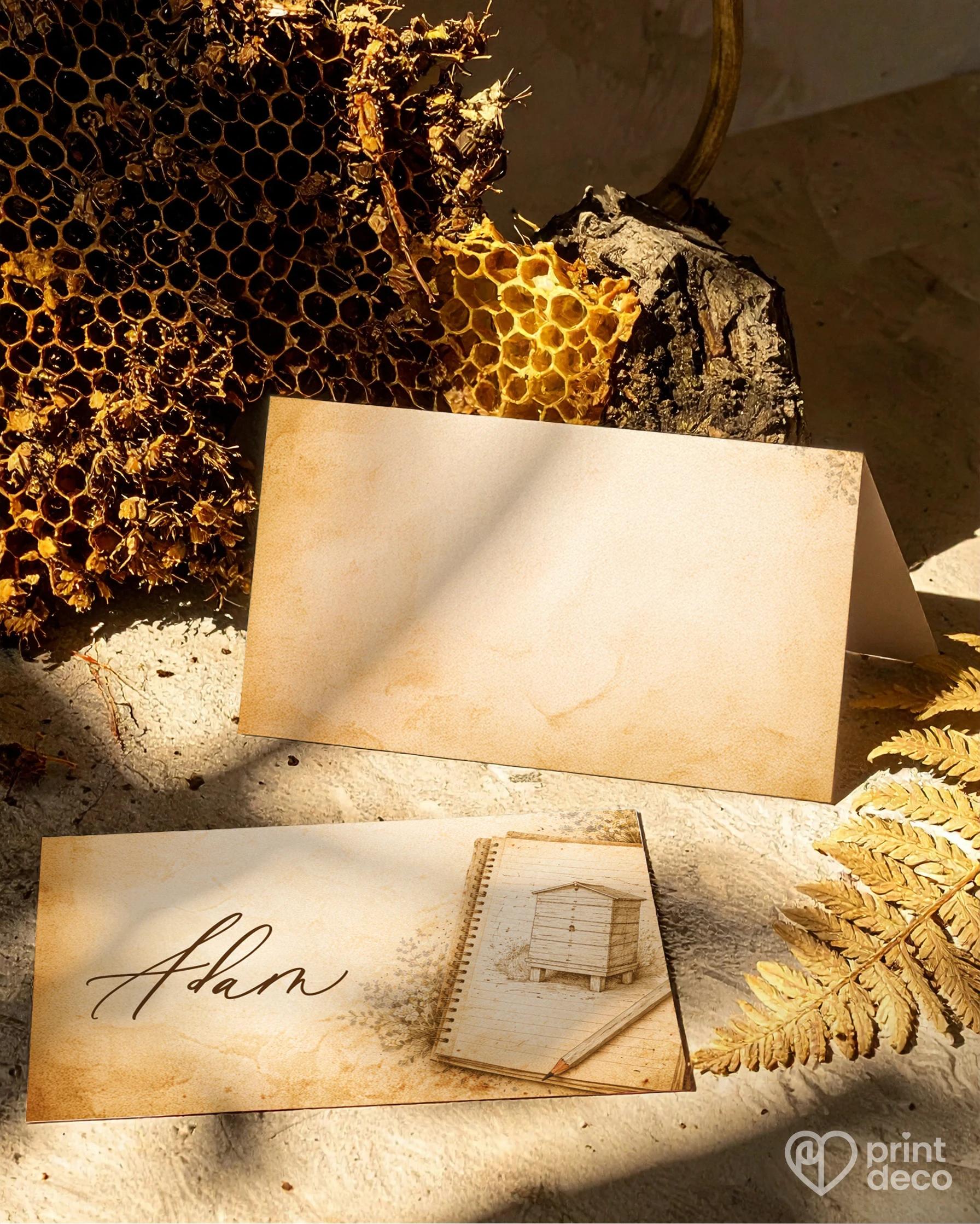 Menovky na oslavu pre včelára 14 1/2