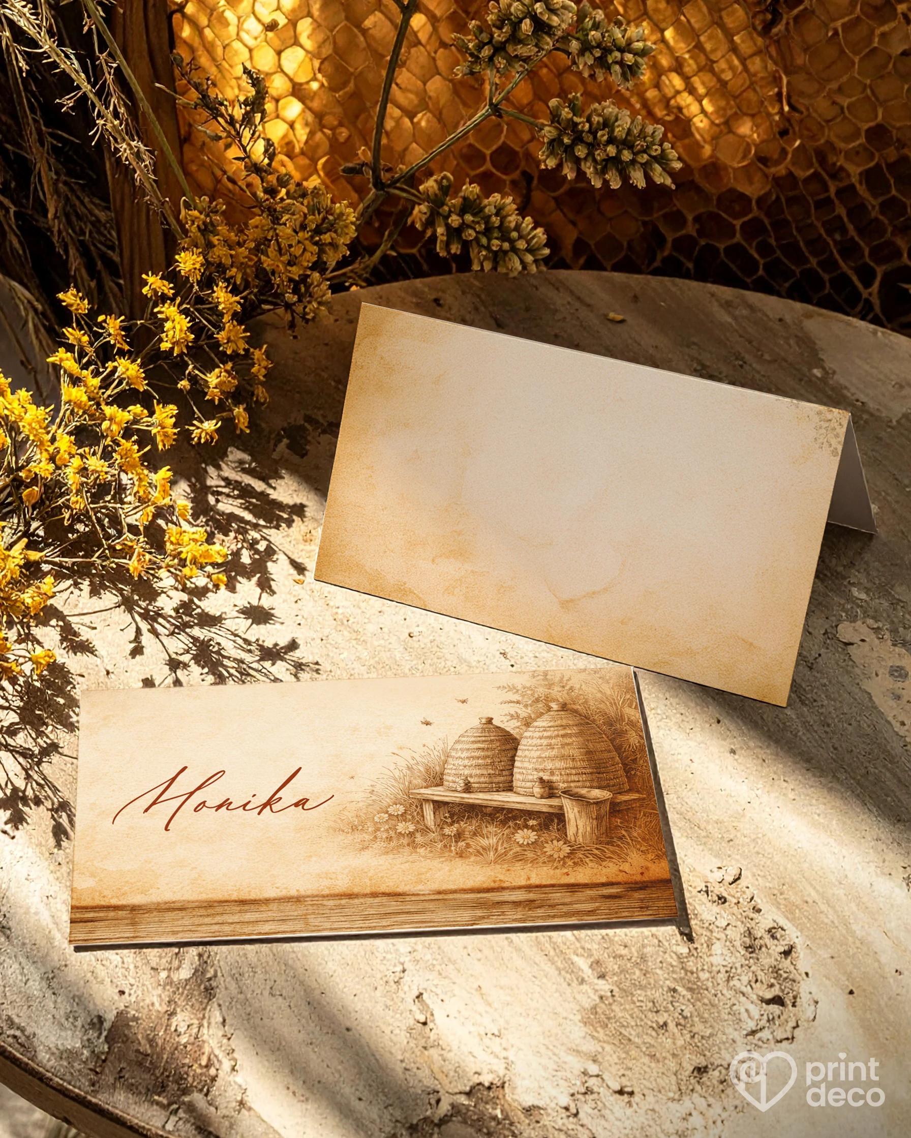 Menovky na oslavu pre včelára 15 1/2