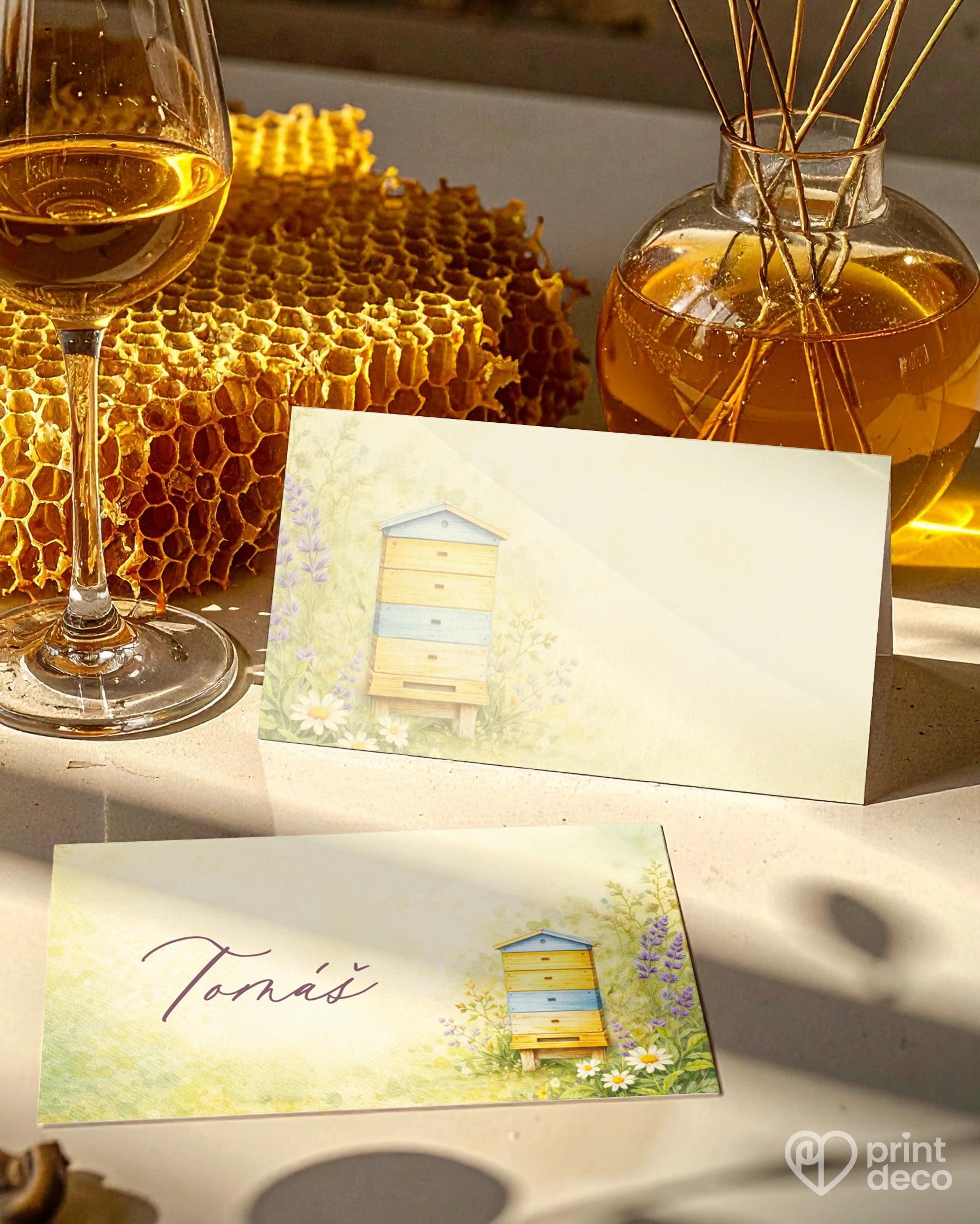 Menovky na oslavu pre včelára 17 1/2