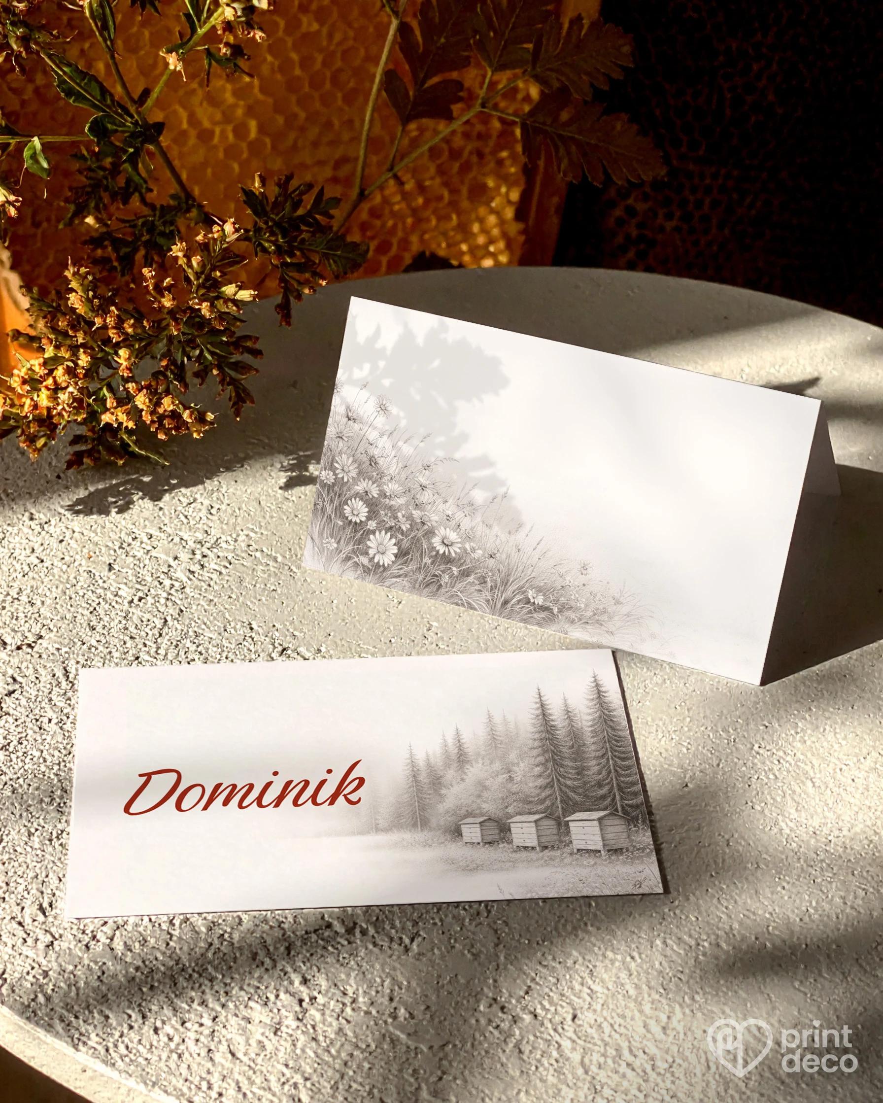 Menovky na oslavu pre včelára 21 1/2