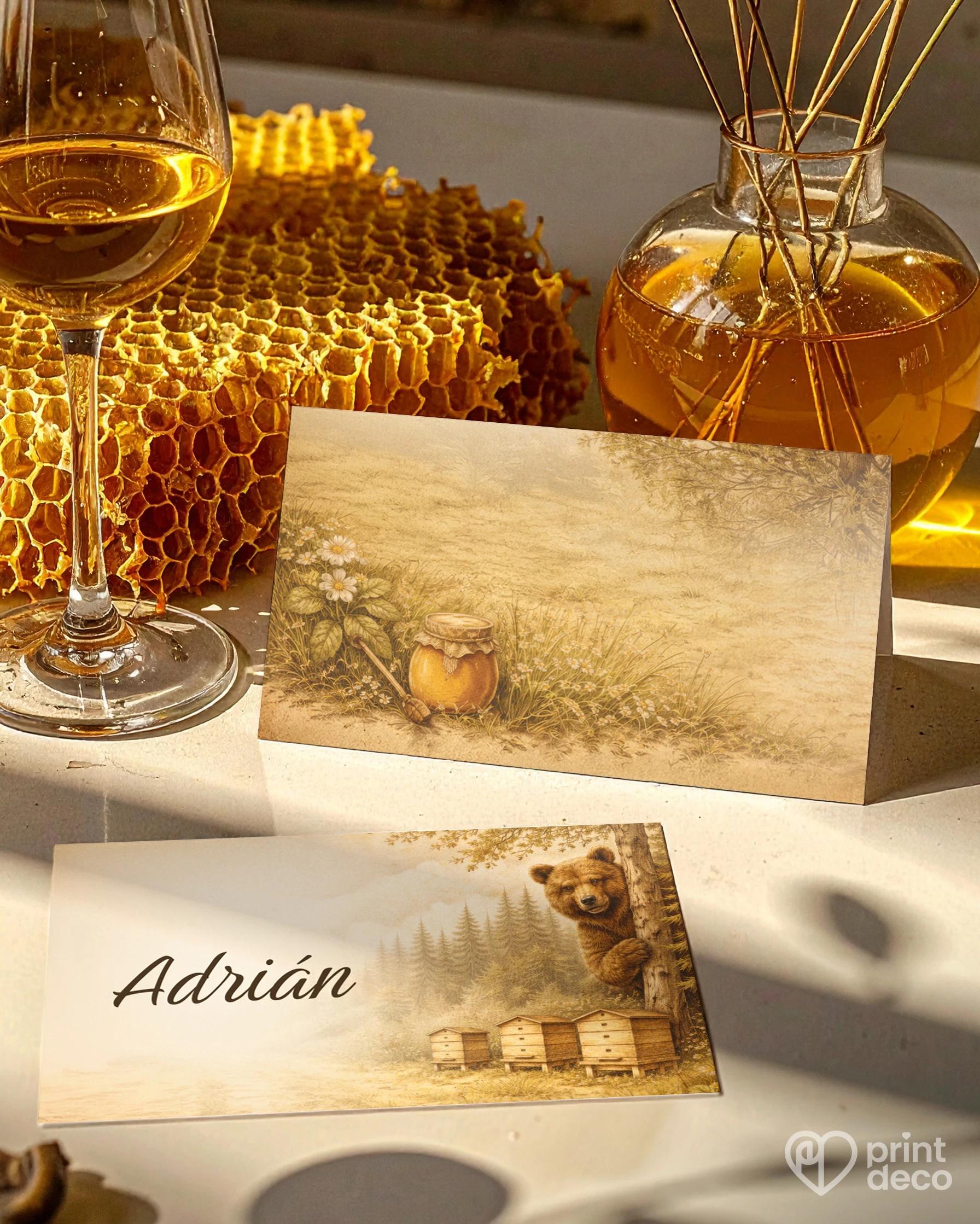 Menovky na oslavu pre včelára 23 1/2