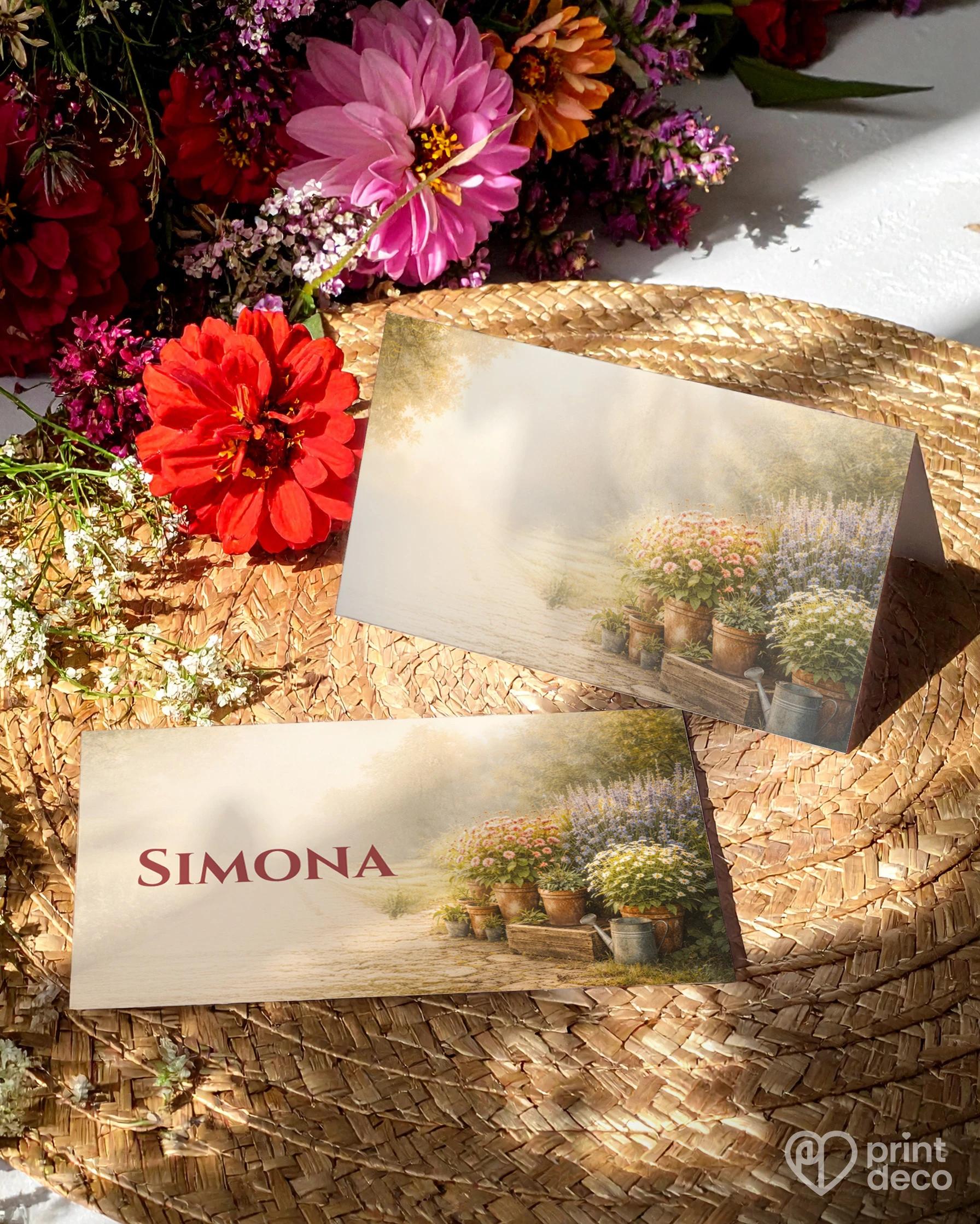 Menovky na oslavu pre záhradkára 01 1/2