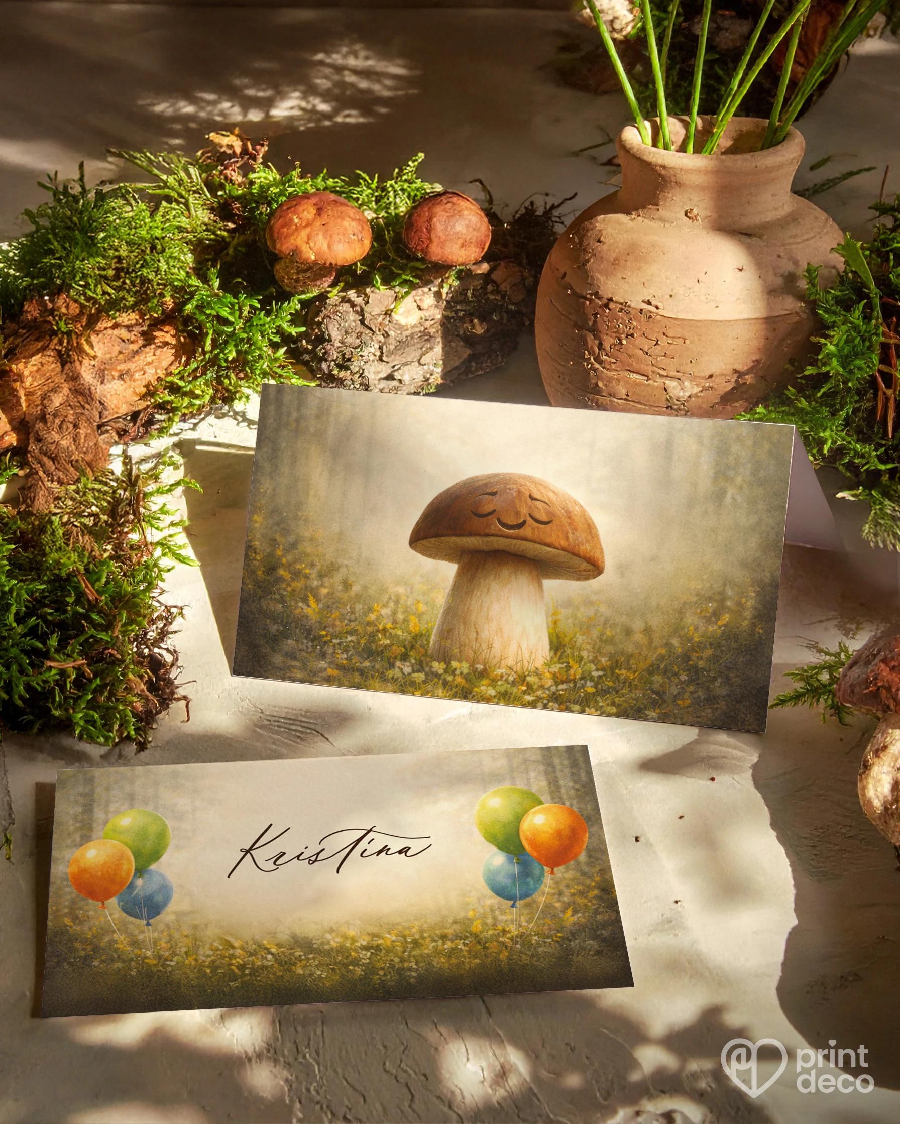 Menovky na oslavu pre hubára 06 1/2