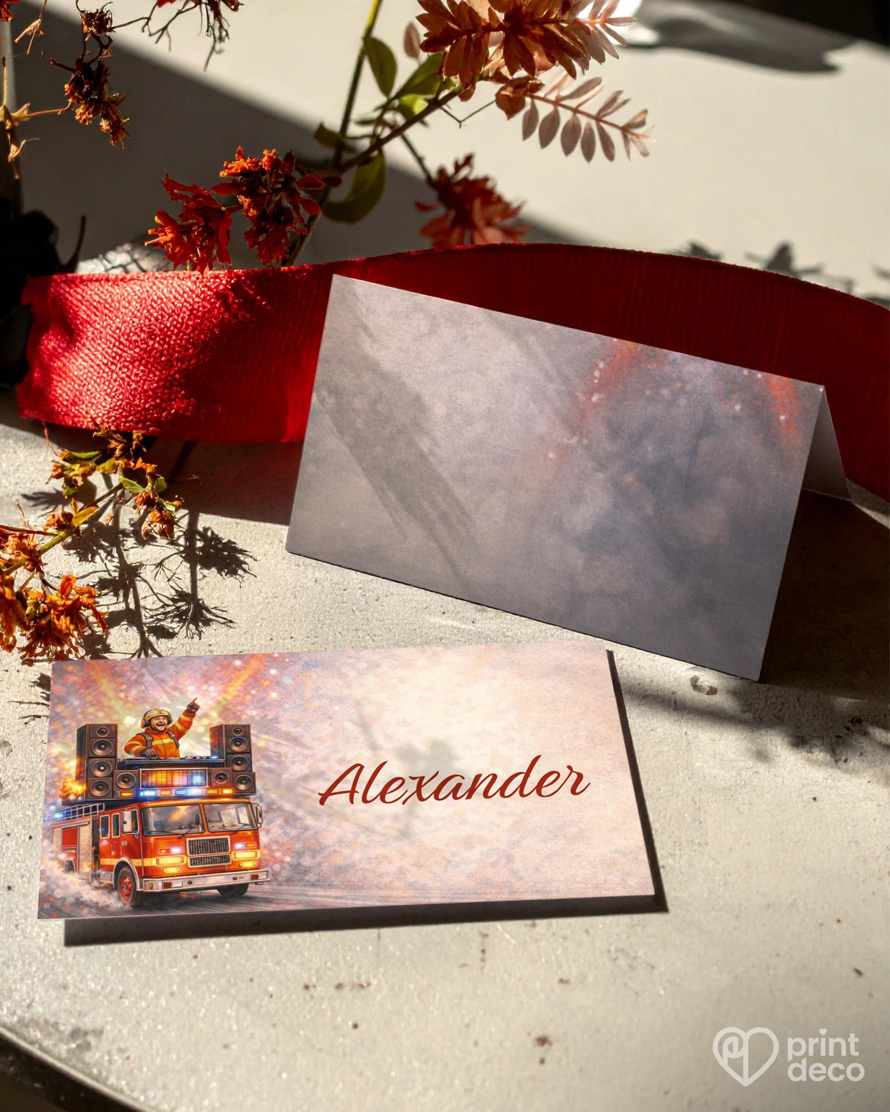 Menovky na oslavu pre hasiča 04 1/2