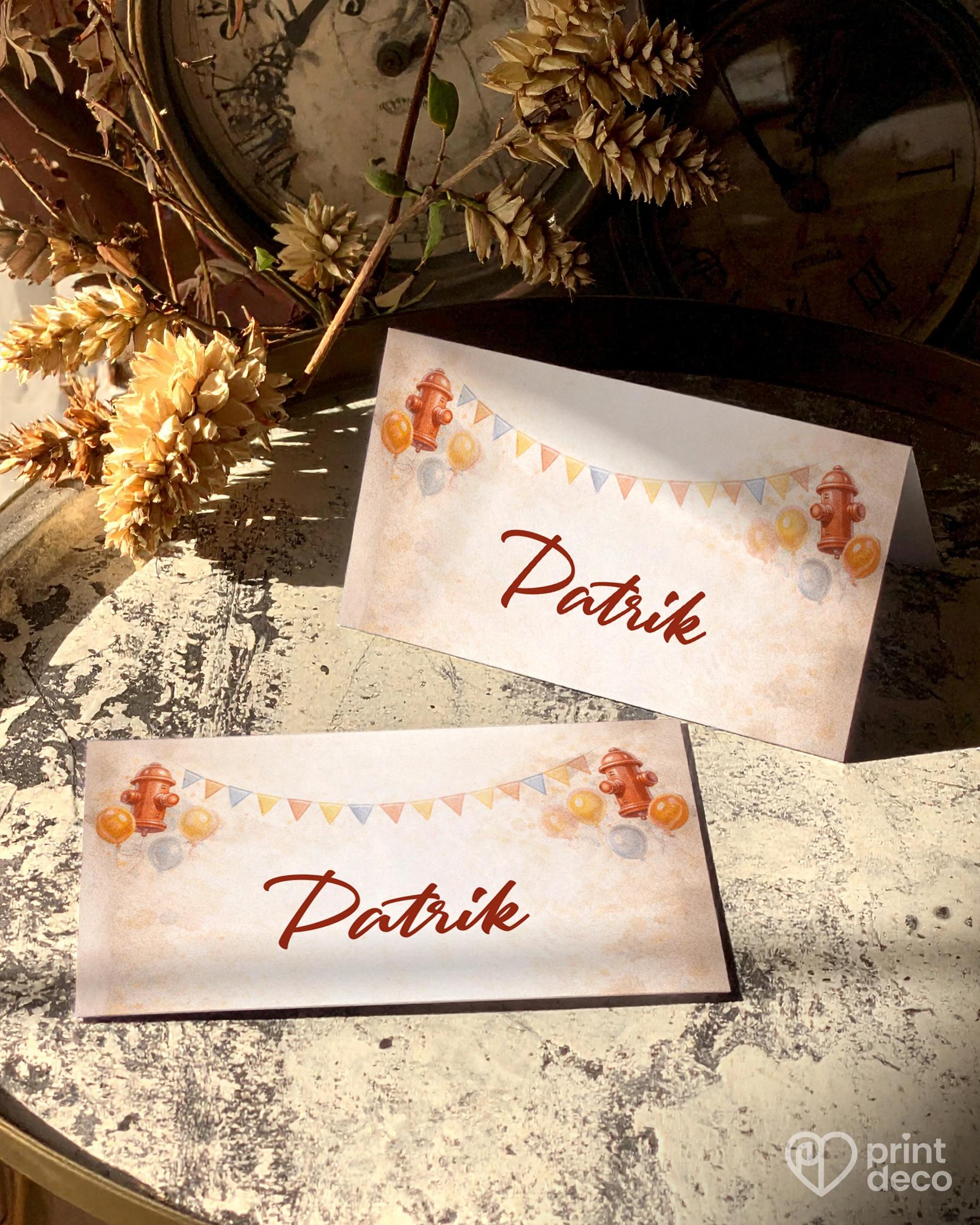 Menovky na oslavu pre hasiča 07