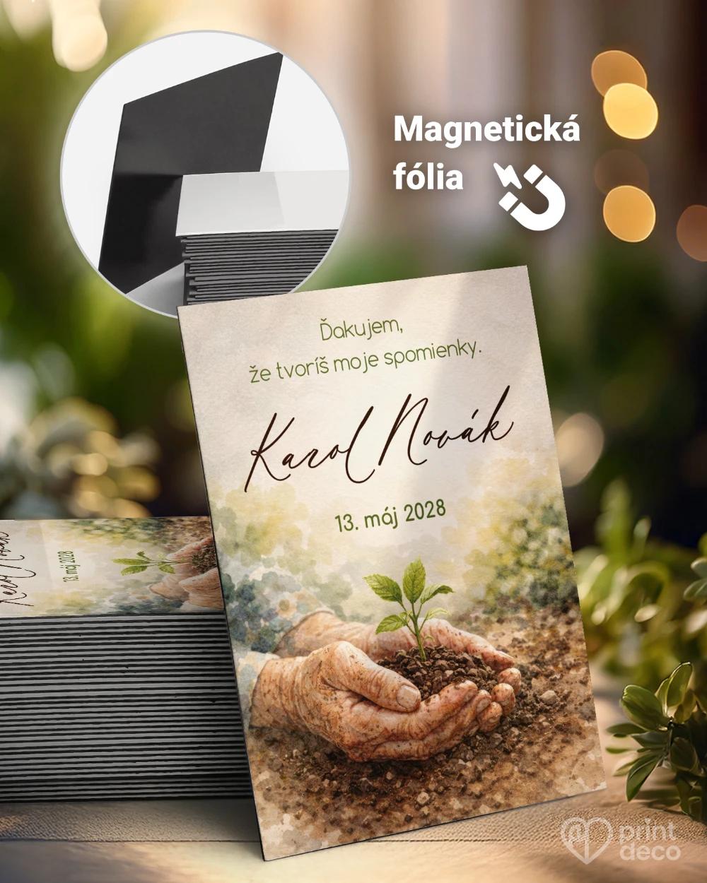 Pamätné magnetky z oslavy pre záhradkára 02 0/1