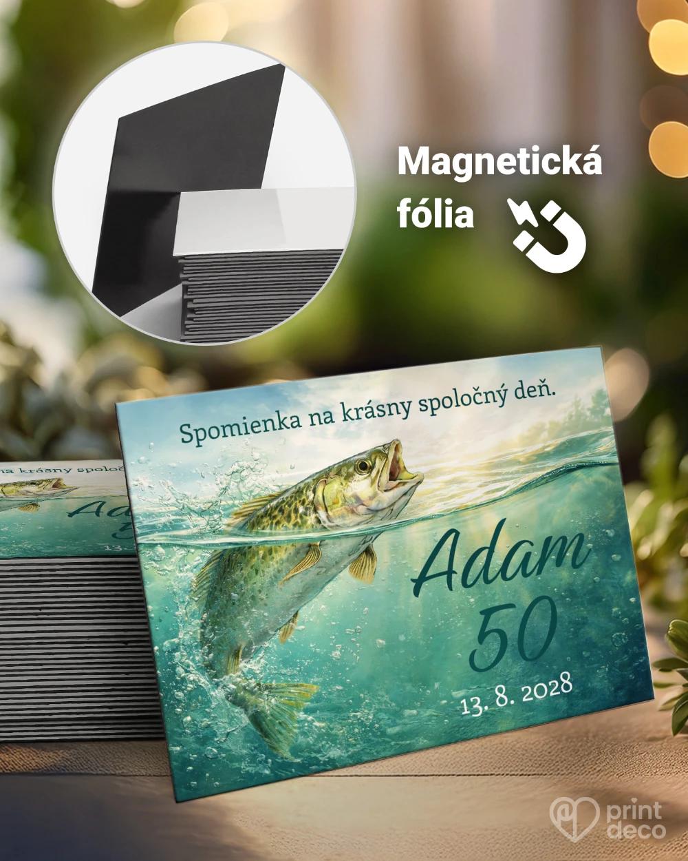 Pamätné magnetky z oslavy Rybár 07