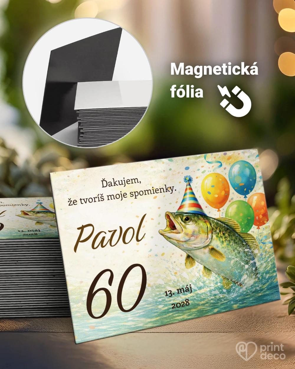 Pamätné magnetky z oslavy Rybár 08