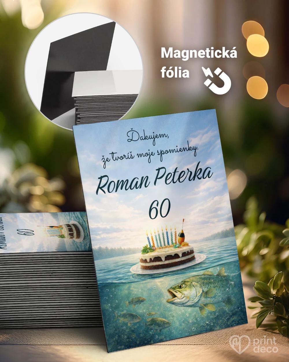 Pamätné magnetky z oslavy Rybár 10