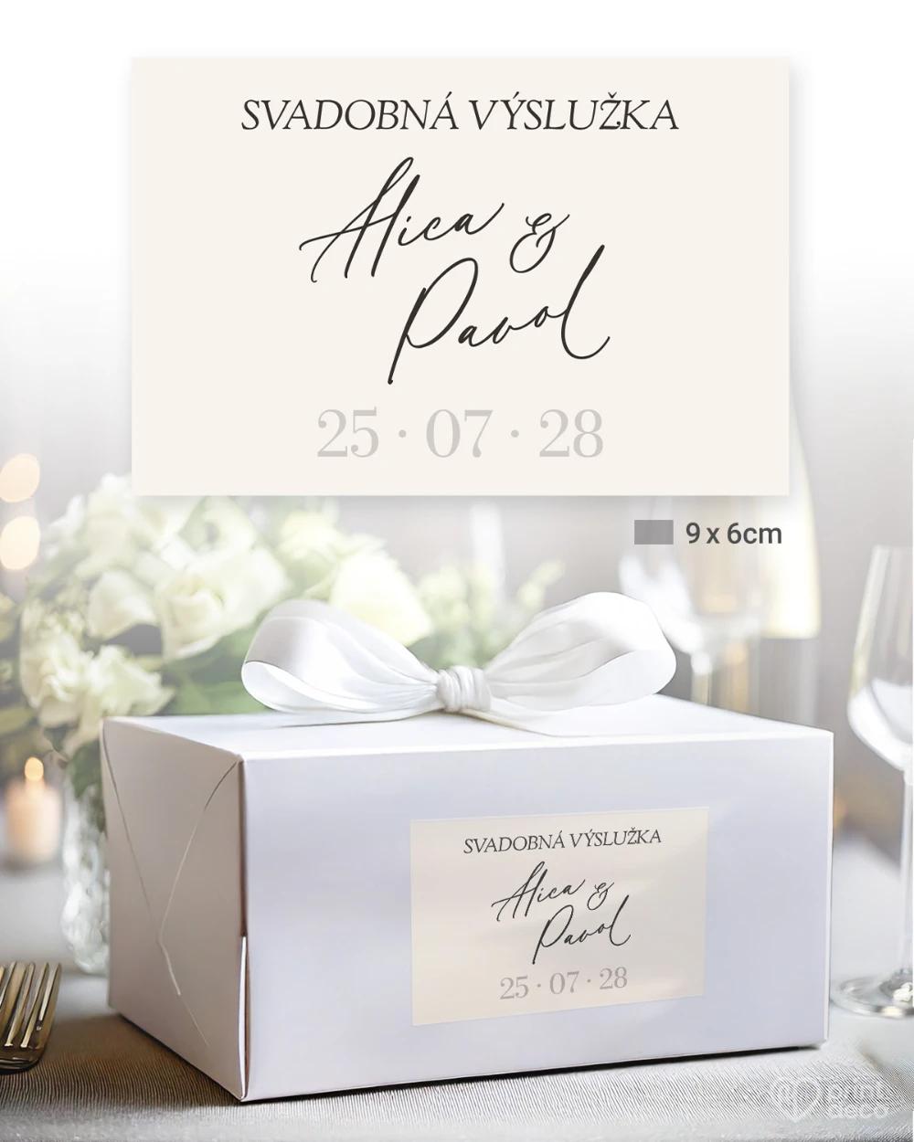 Svadobné samolepky na výslužky Umenie lásky 2/5