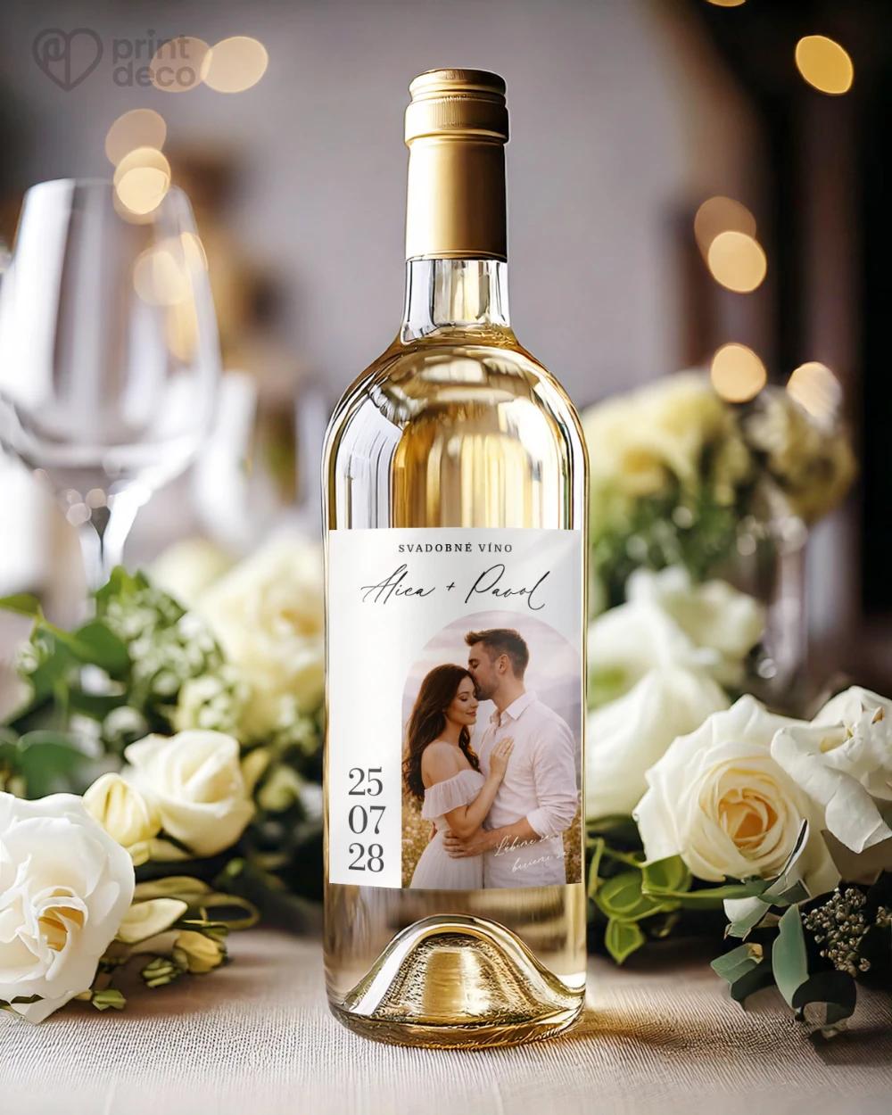 Svadobné etikety – Geometrická láska II 1/2