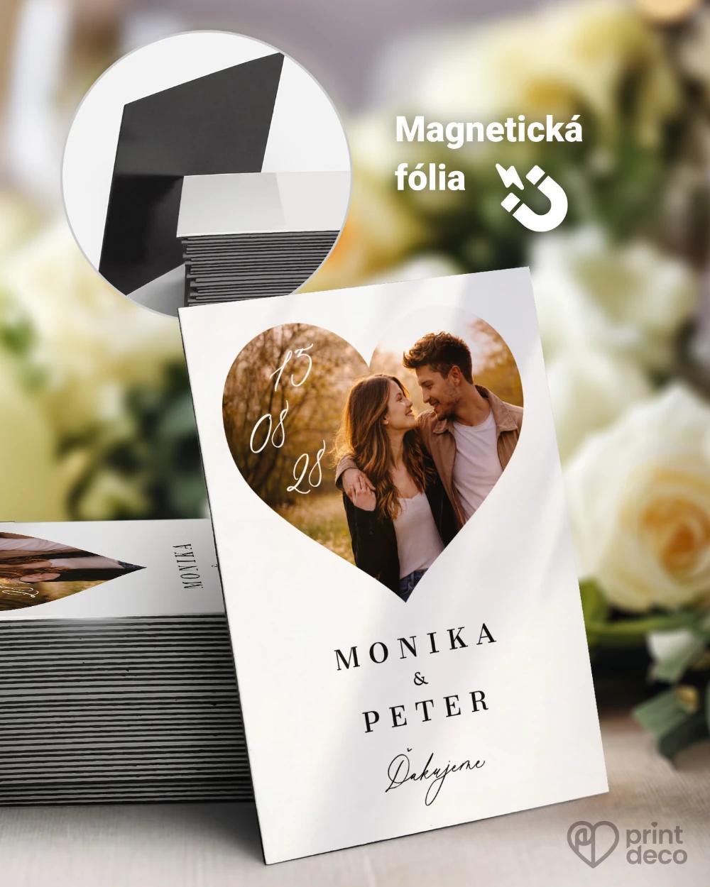 Svadobné magnetky – Jedno srdce III 0/1