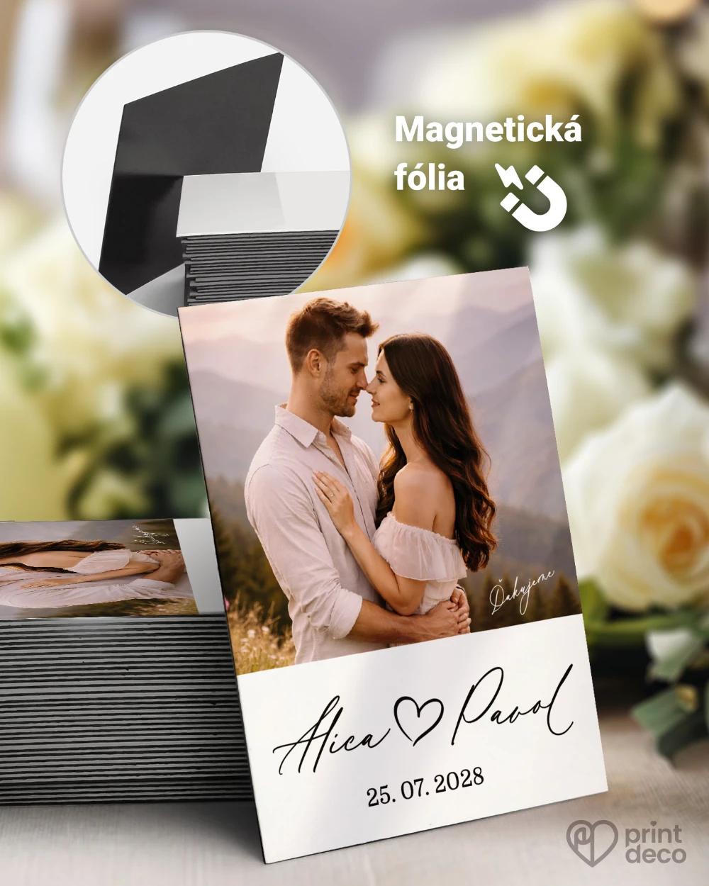 Svadobné magnetky – Náš príbeh III 0/1