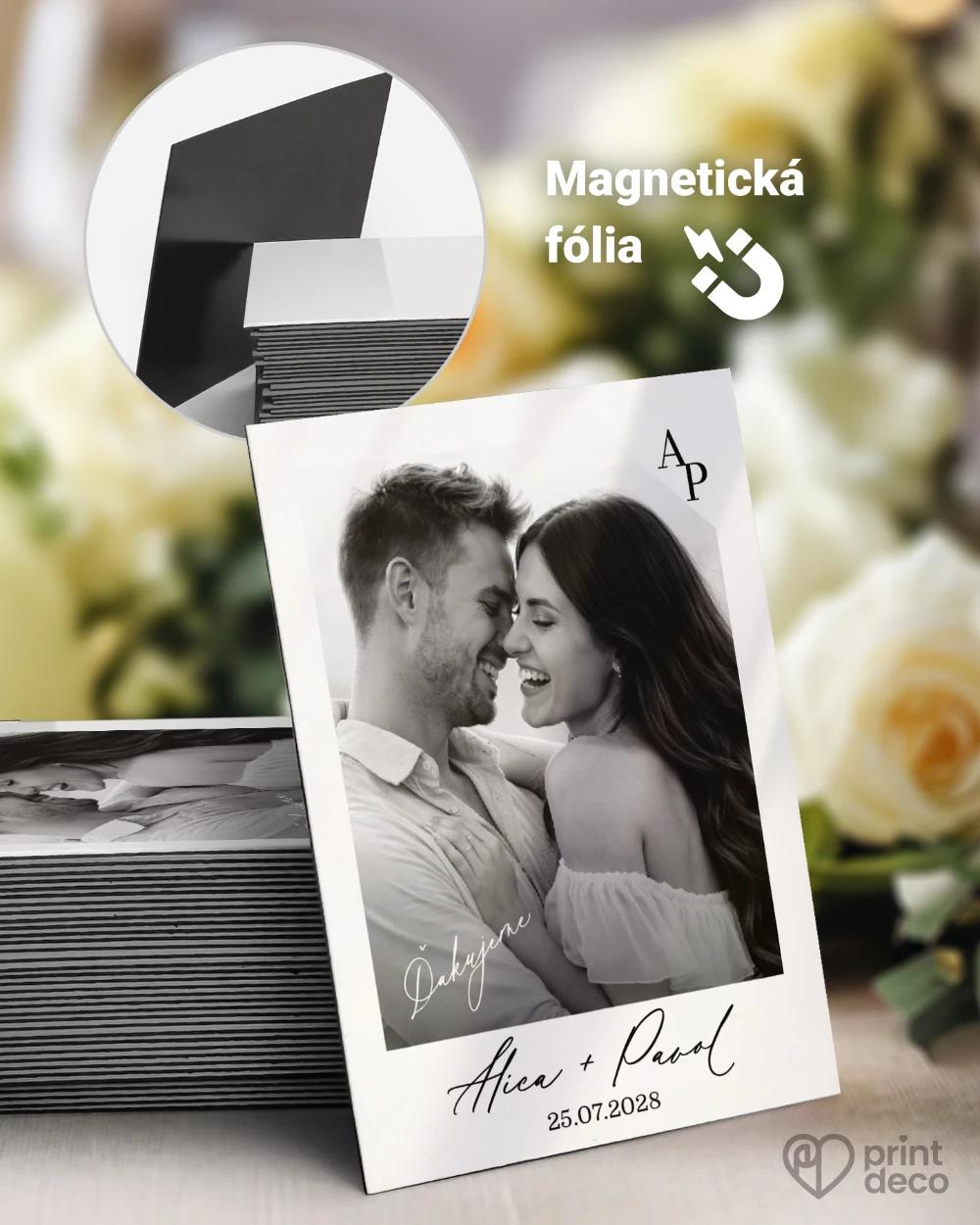 Svadobné magnetky – O nás dvoch II 0/1