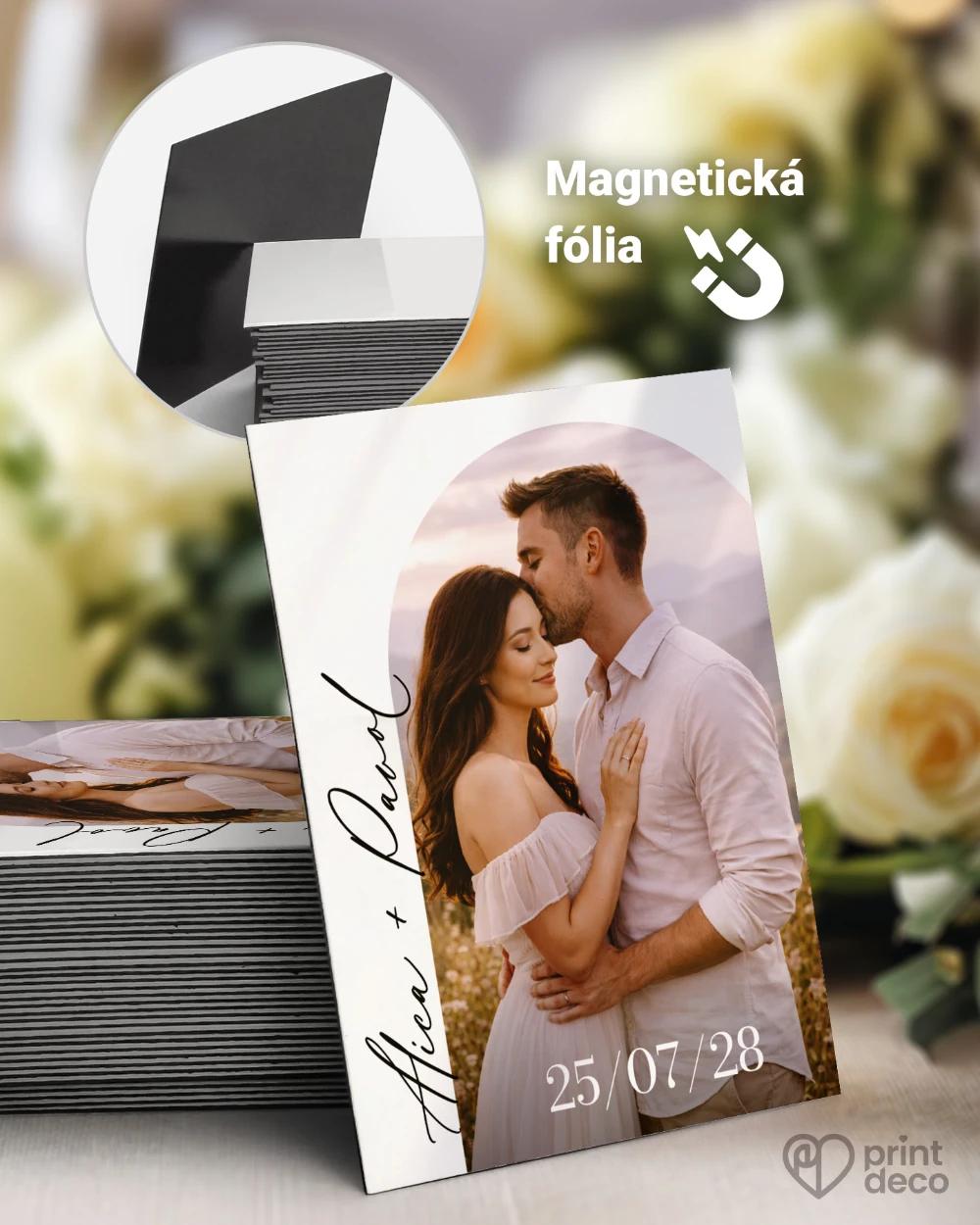 Svadobné magnetky – Geometrická láska II 0/1