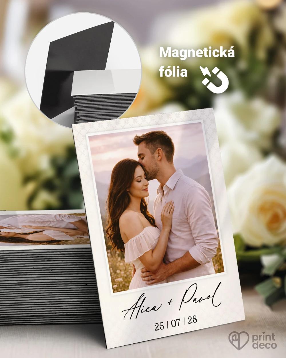 Svadobné magnetky – V jemnom spojení 0/1