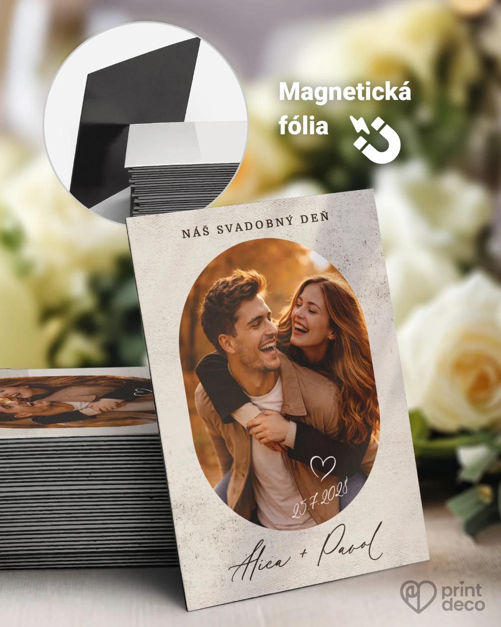 Svadobné magnetky – V objatí okamihu 0/1