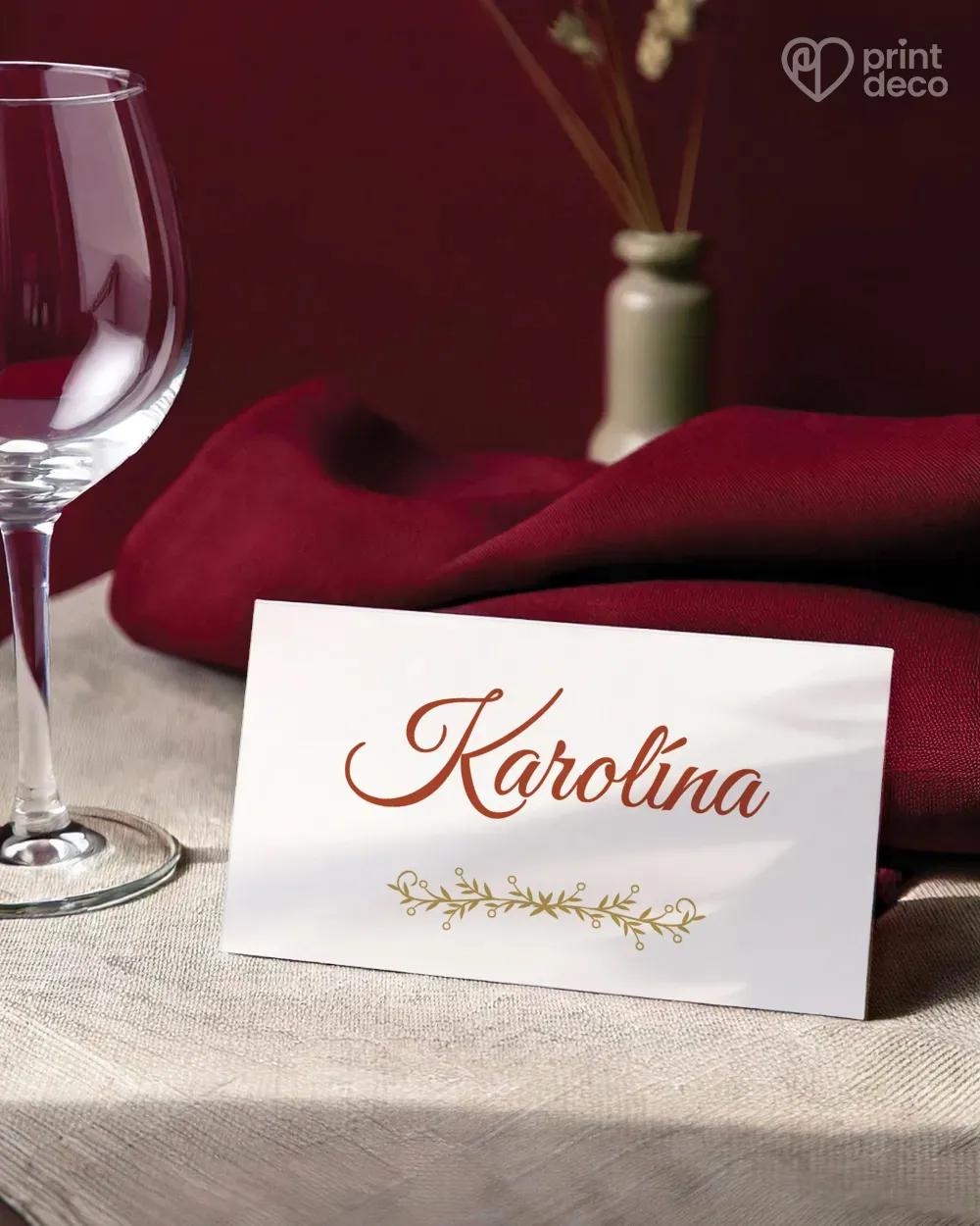 Svadobné menovky - Čaro okamihu 0/1