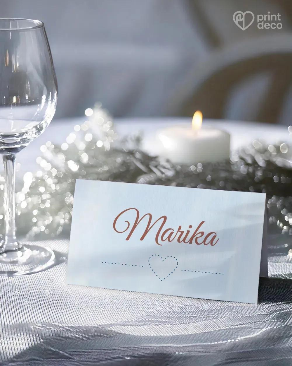 Svadobné menovky - Čistá láska 0/1