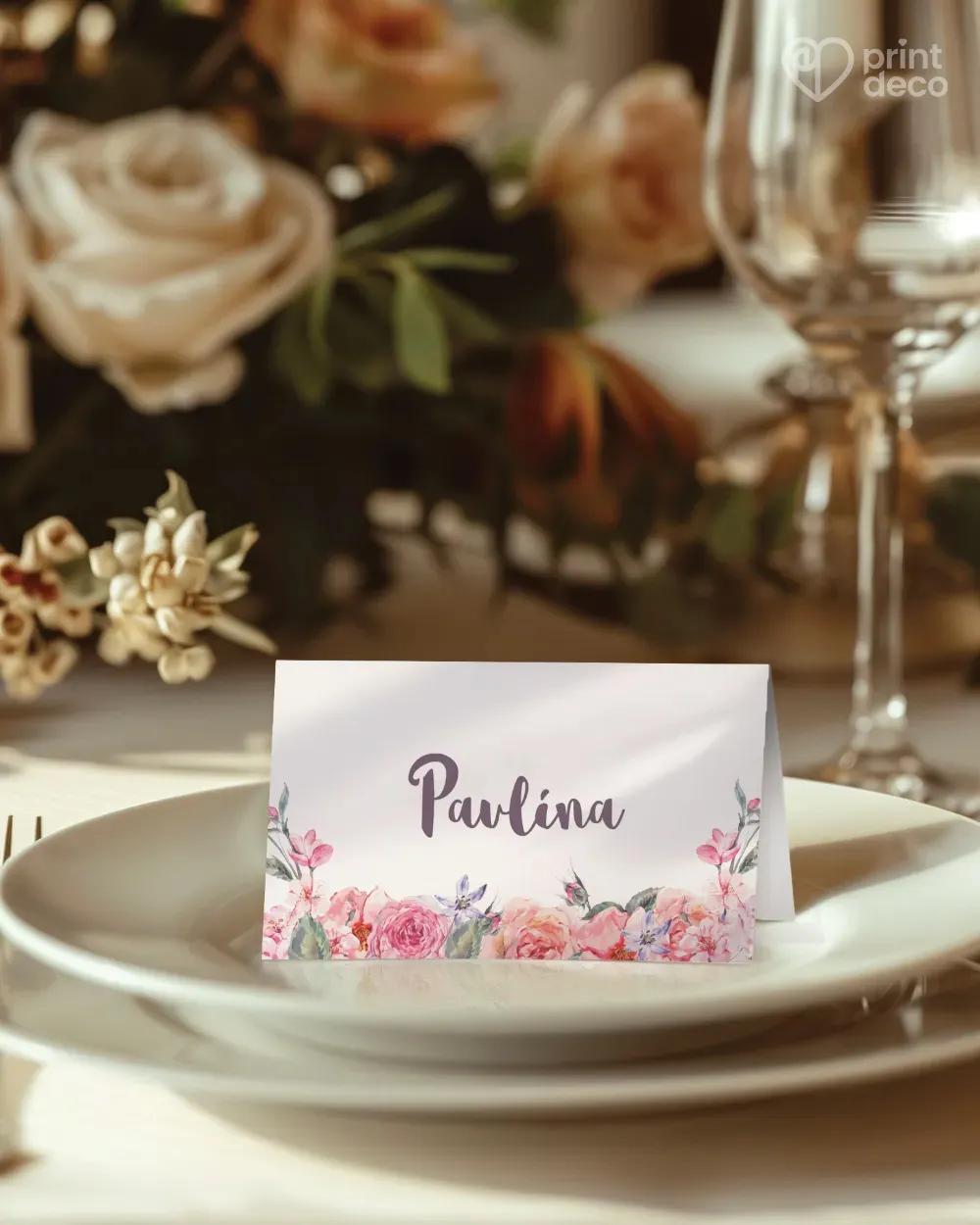 Svadobné menovky -  Záhrada lásky 0/1