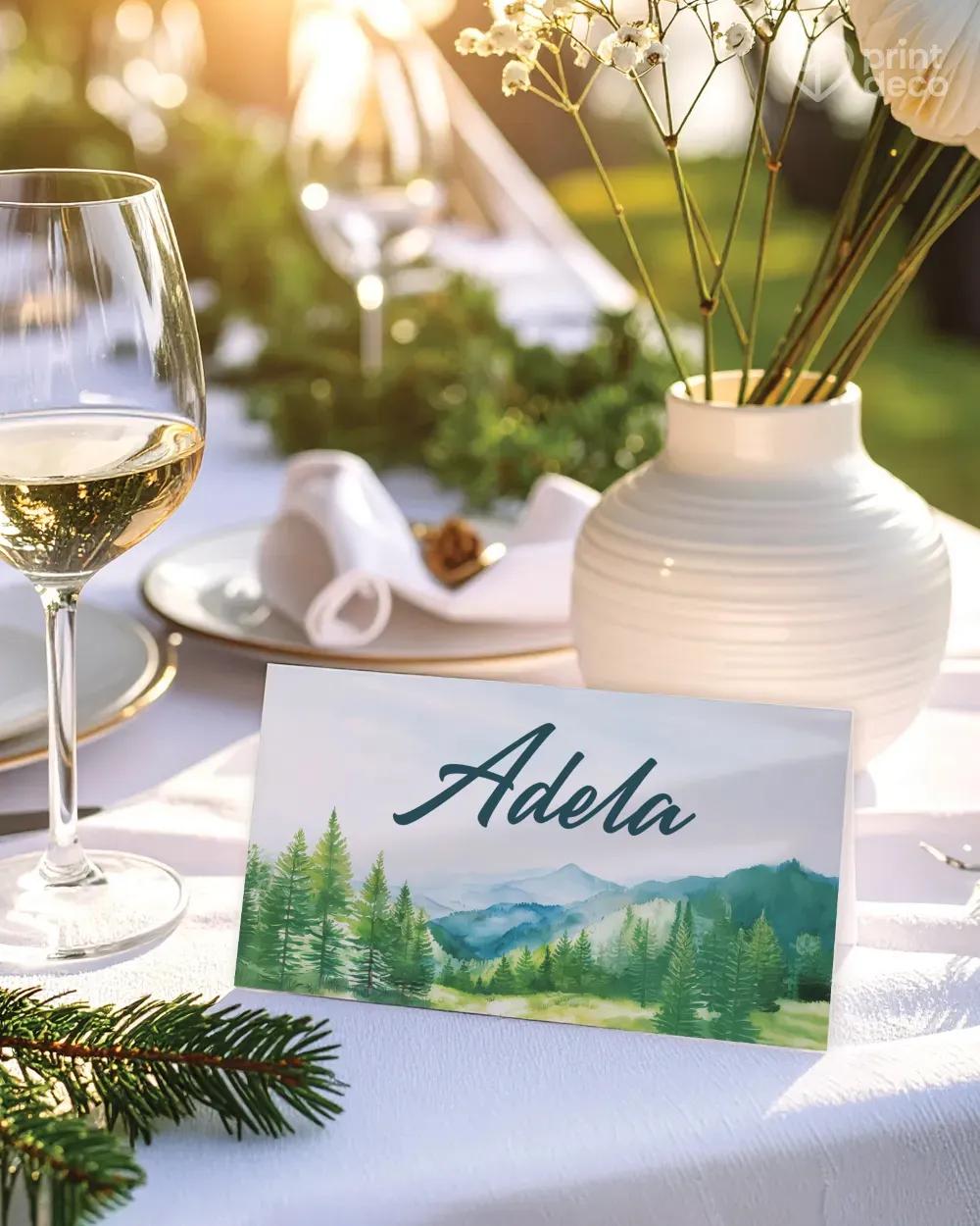 Svadobné menovky – Láska z hôr IV. 0/1