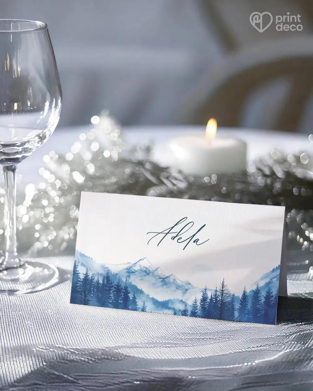 Svadobné menovky – Ticho z hôr 0/1